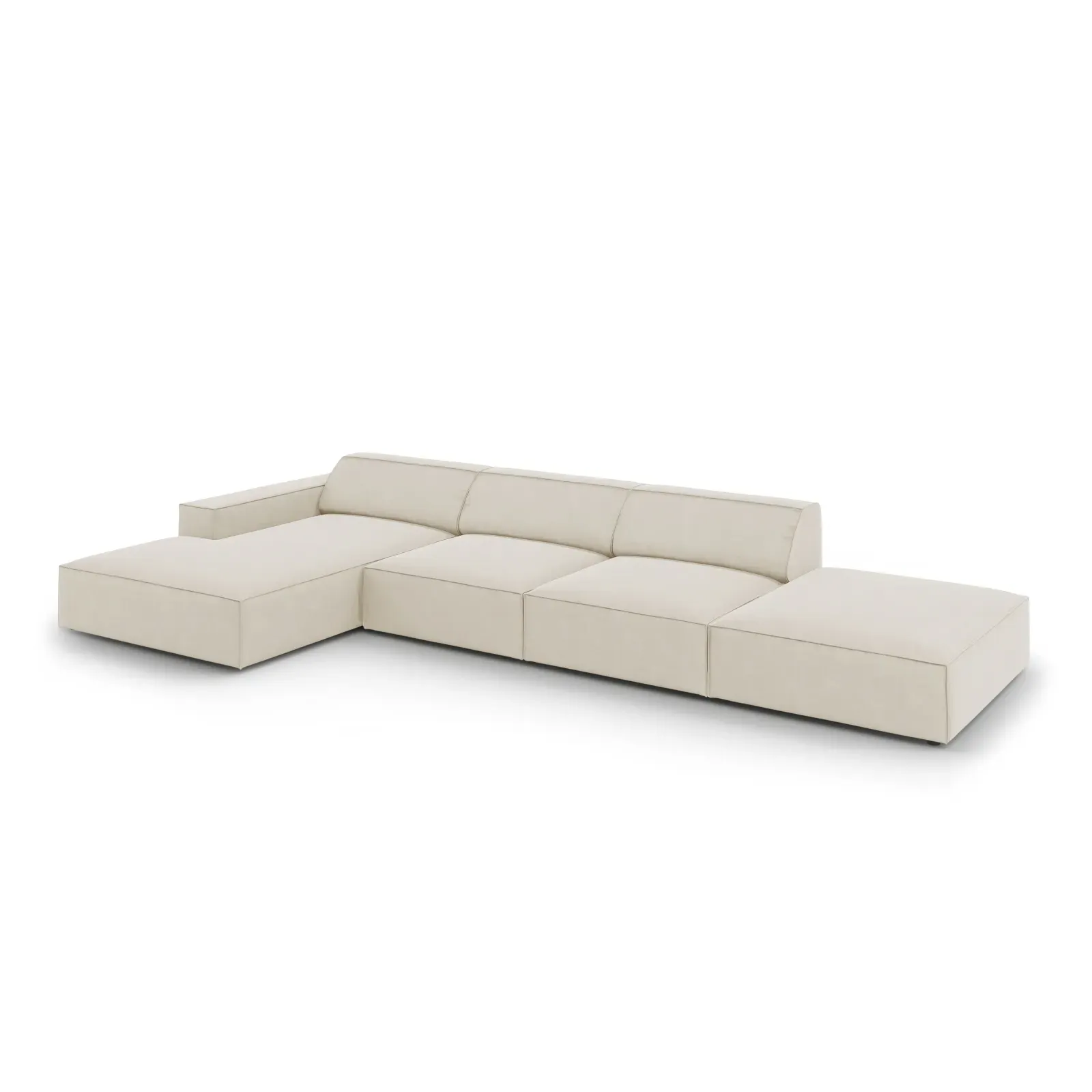 Jodie 4-Sitzer Ecksofa Links 341x166 cm - Image 53