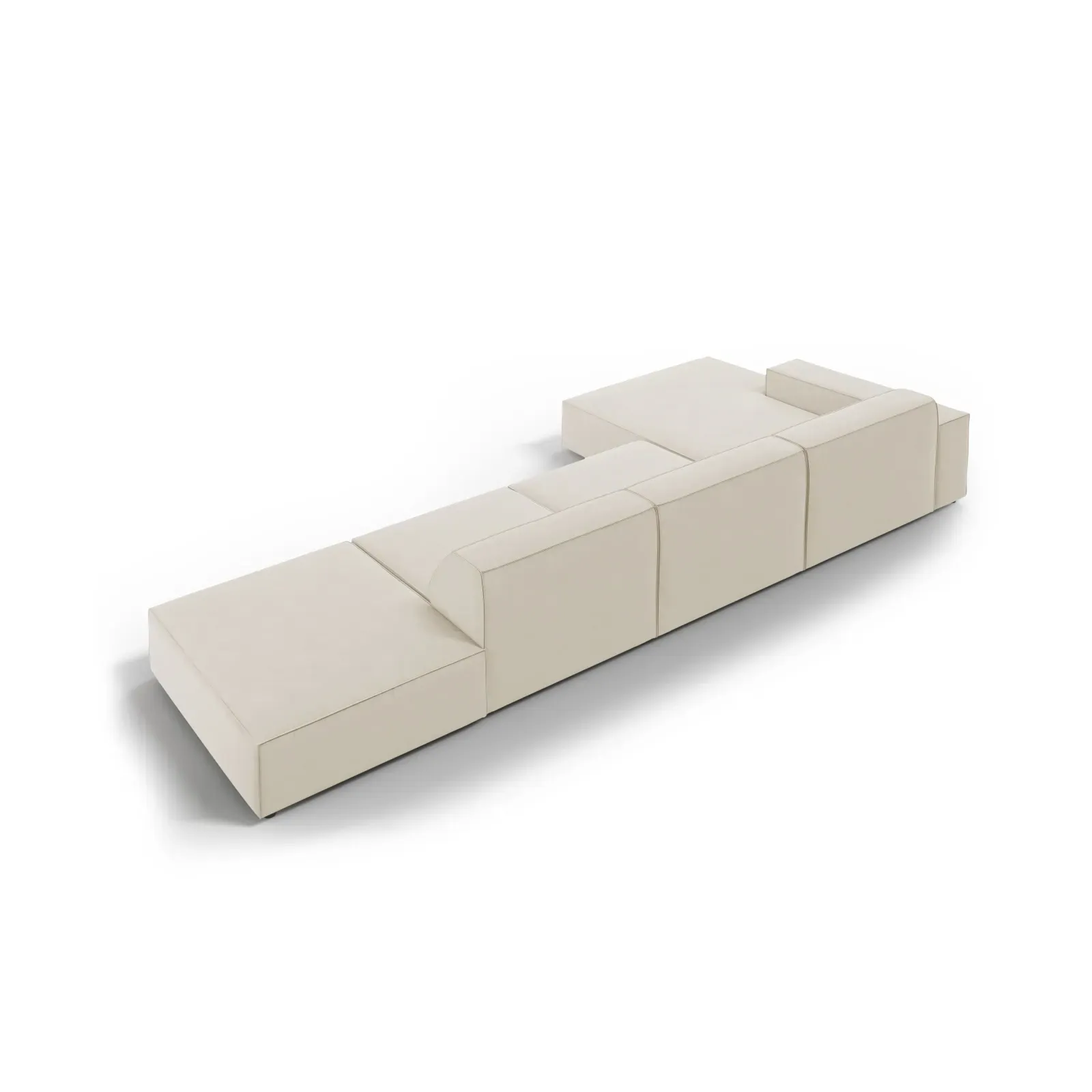 Jodie 4-Sitzer Ecksofa Links 341x166 cm - Image 54