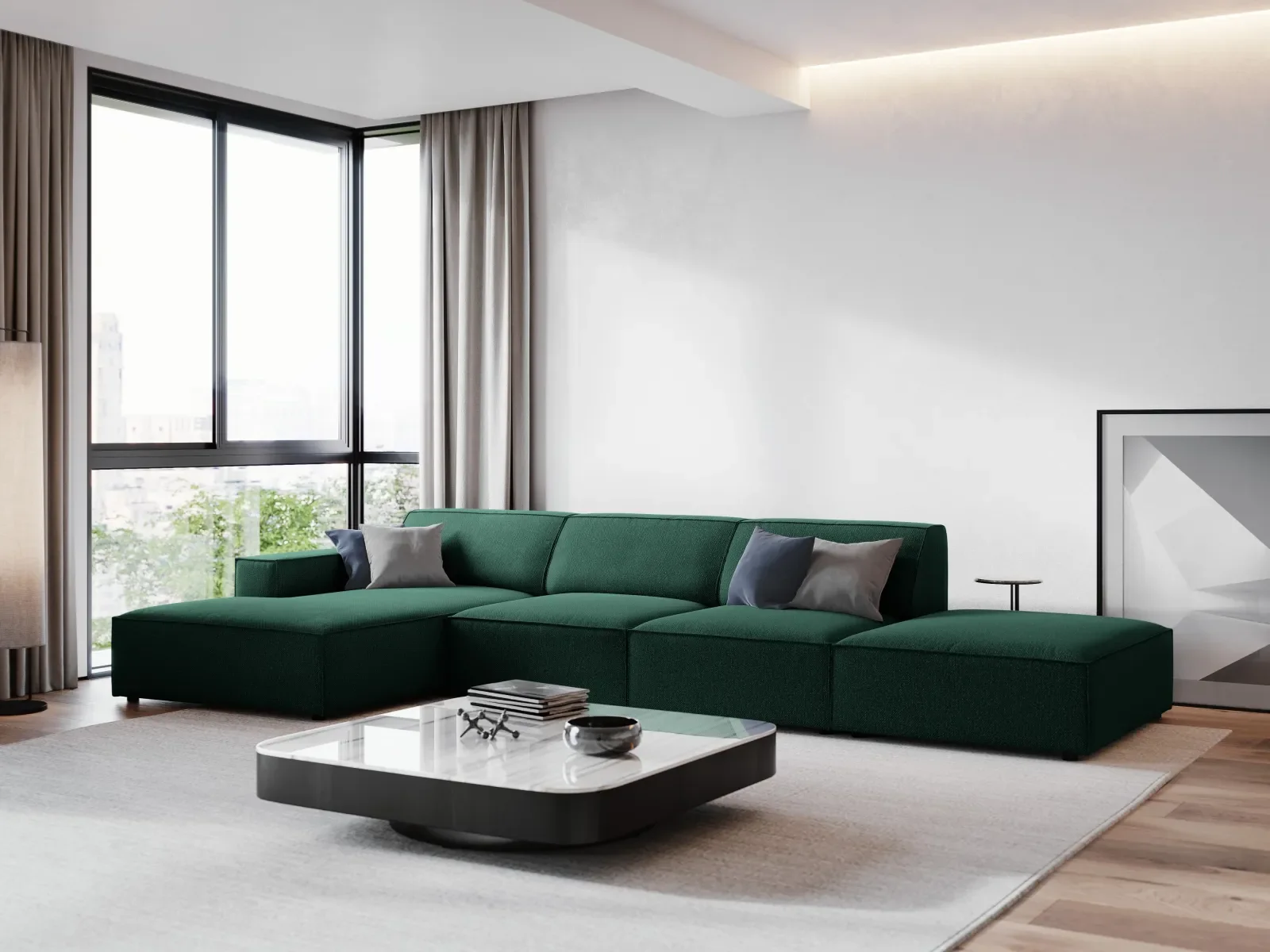 Jodie 4-Sitzer Ecksofa Links 341x166 cm - Image 72