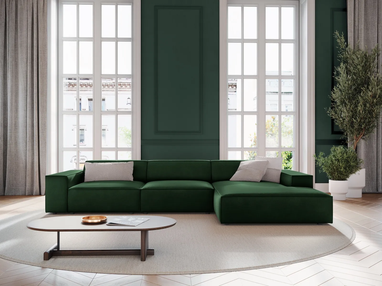 Jodie 4-Sitzer Ecksofa Rechts 284x166 cm - Image 16