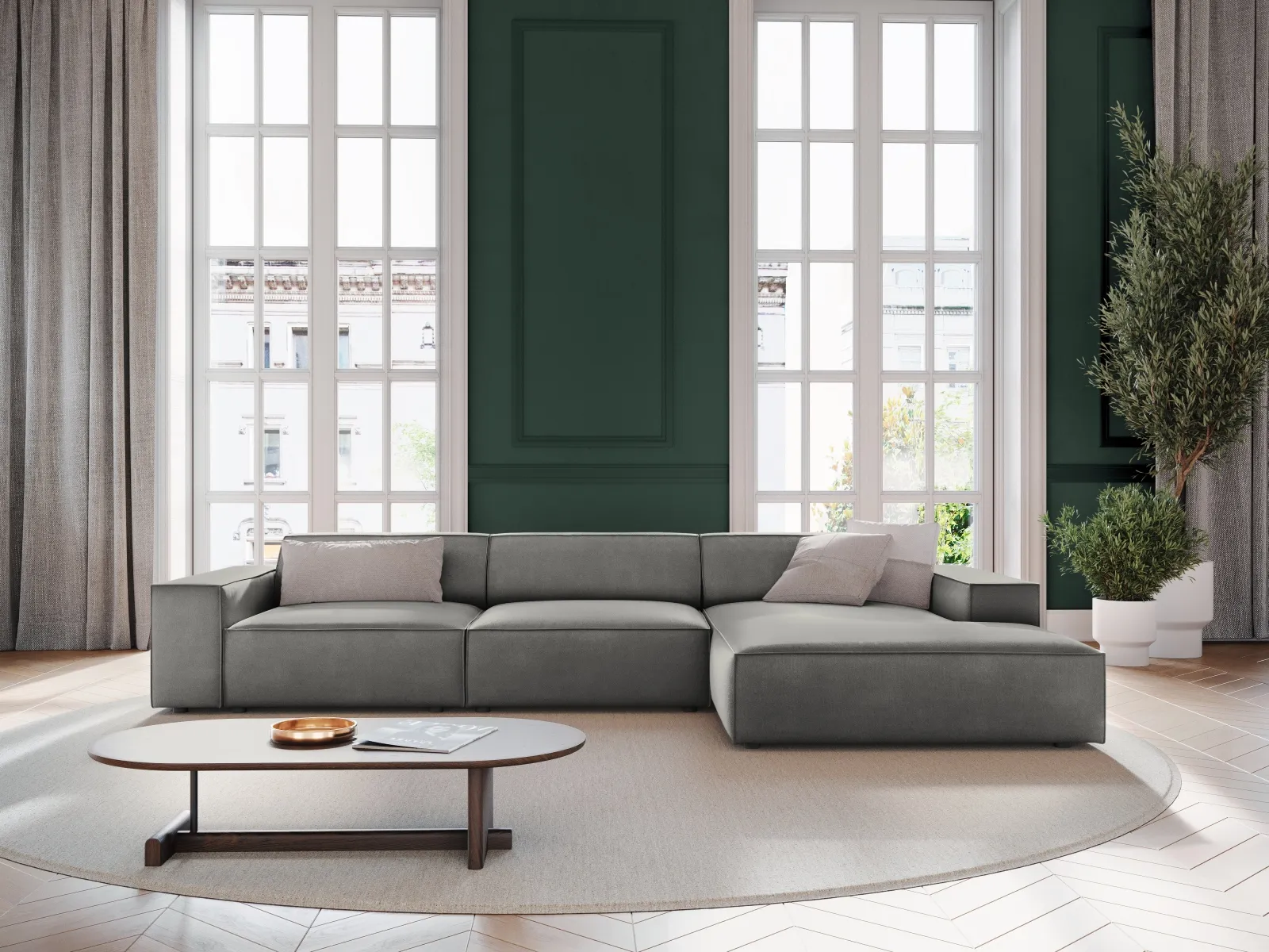 Jodie 4-Sitzer Ecksofa Rechts 284x166 cm - Image 30