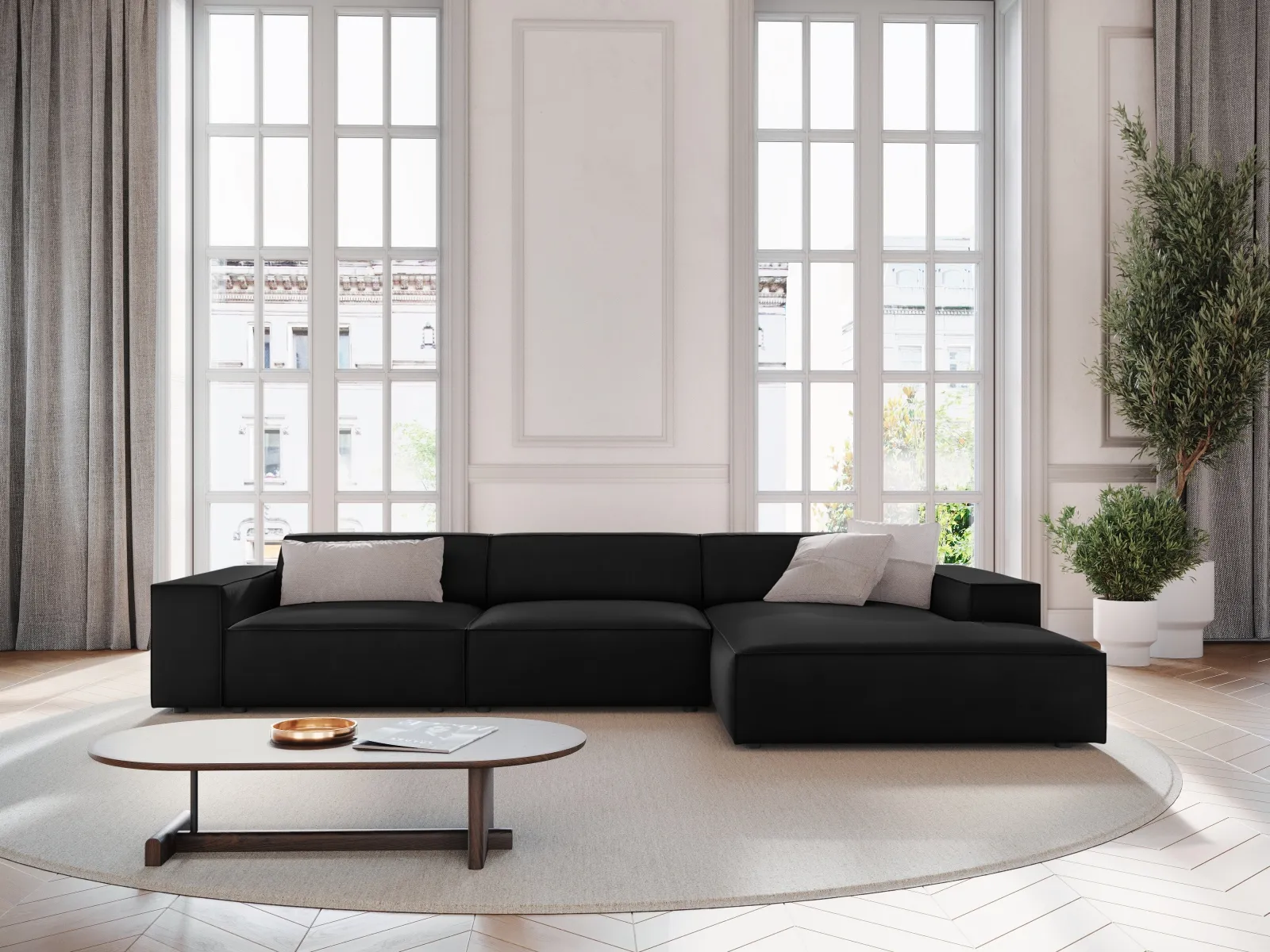 Jodie 4-Sitzer Ecksofa Rechts 284x166 cm - Image 44