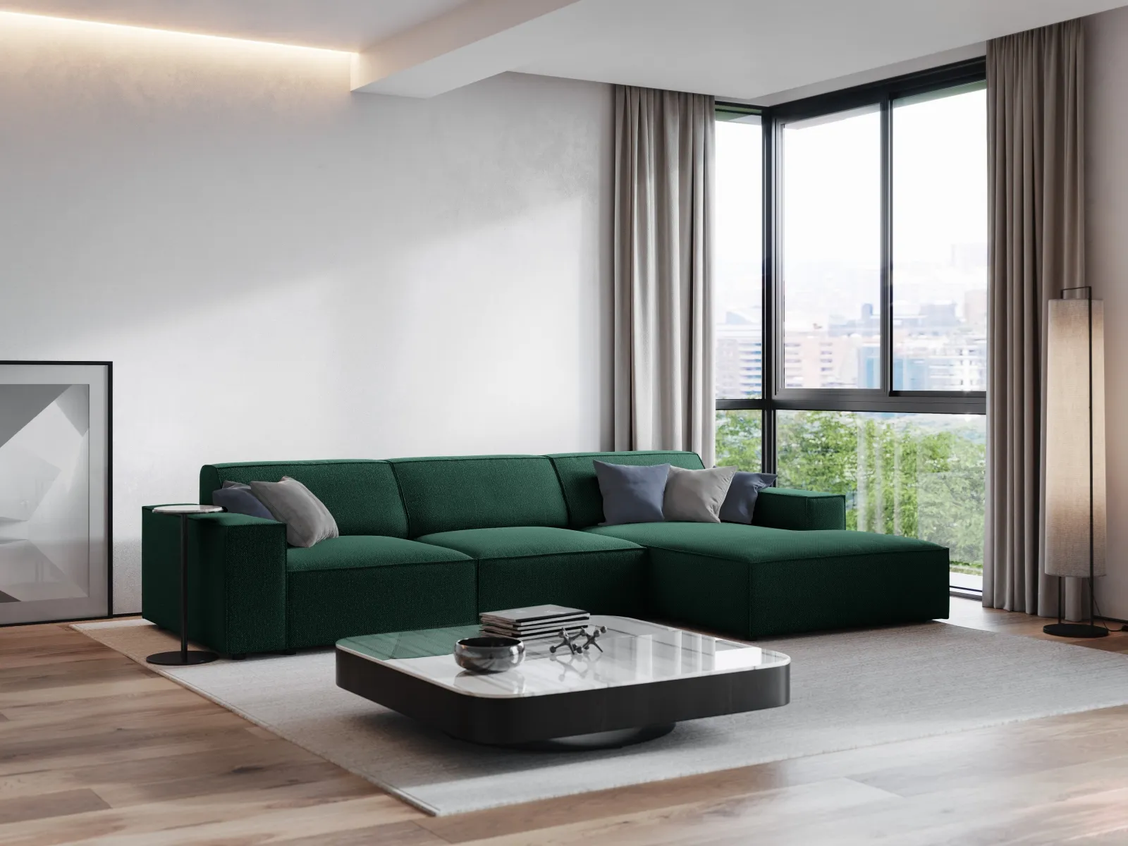 Jodie 4-Sitzer Ecksofa Rechts 284x166 cm - Image 72