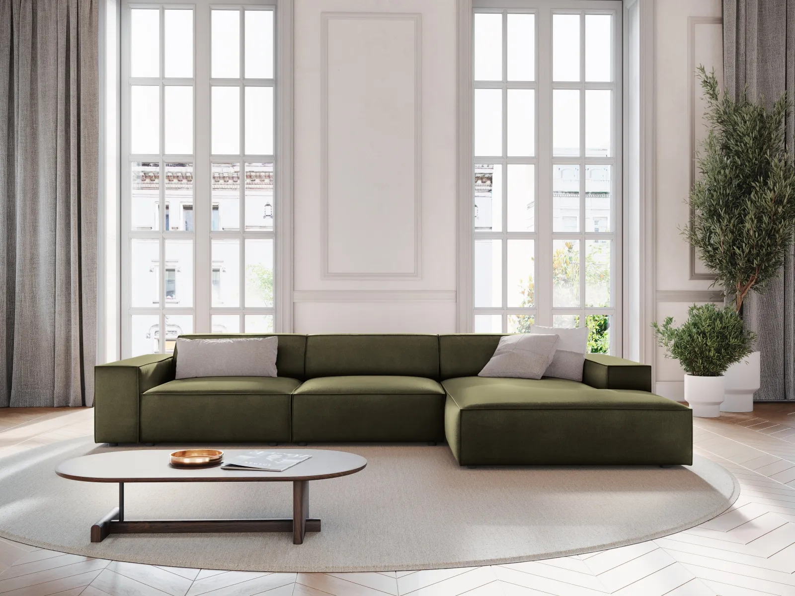 Jodie 4-Sitzer Ecksofa Rechts 284x166 cm - Image 9