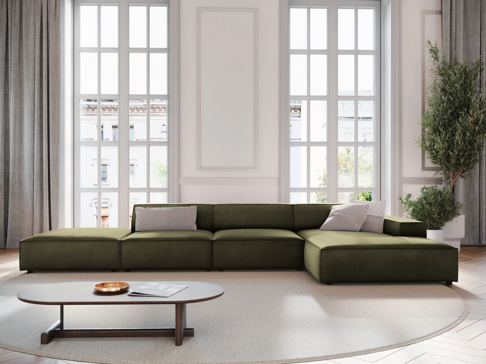 Jodie 4-Sitzer Ecksofa Rechts 341x166 cm - Image 9