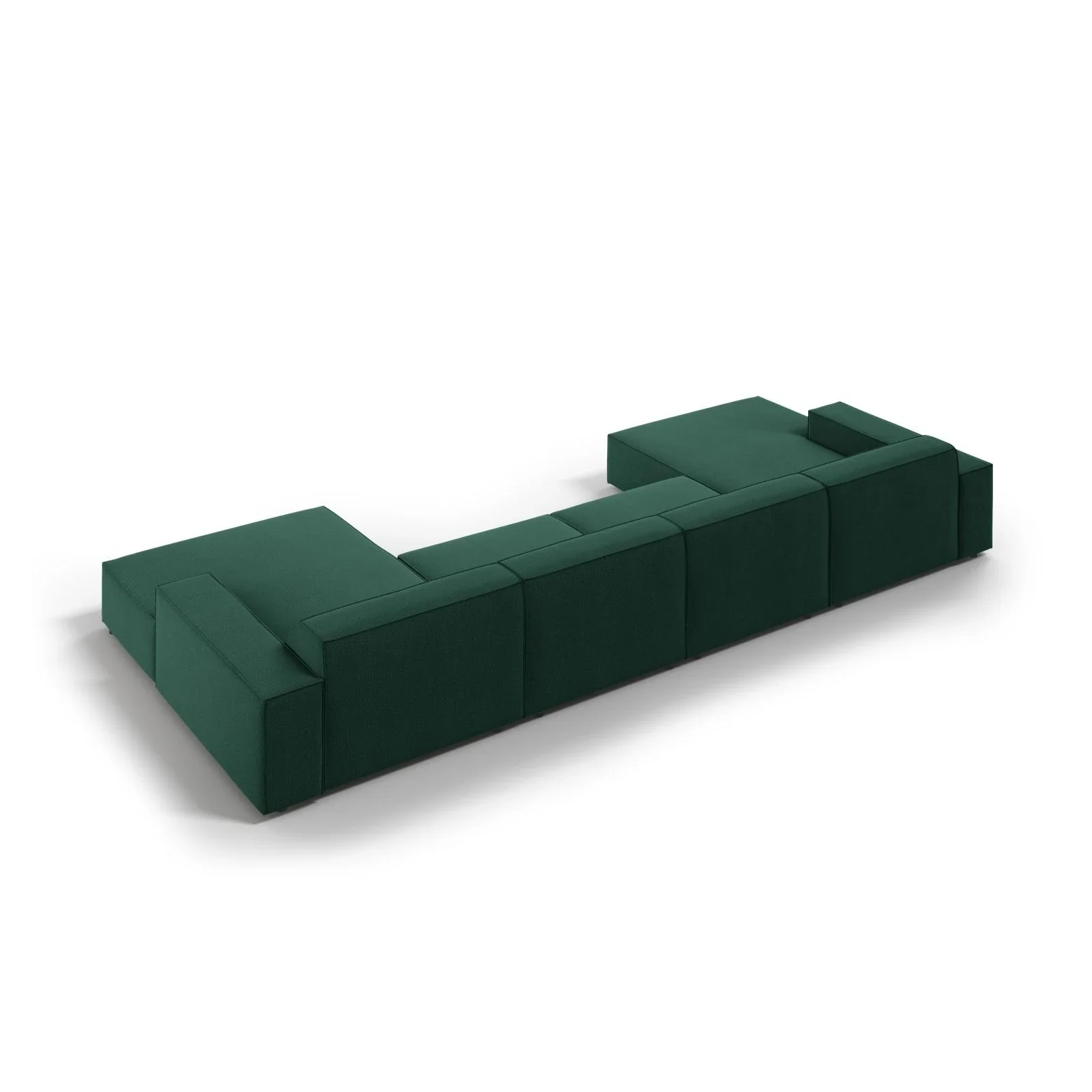 Jodie 6-Sitzer Panorama-Ecksofa symmetrisch, aus Samt oder Strukturstoff, 364x166 cm - Image 56
