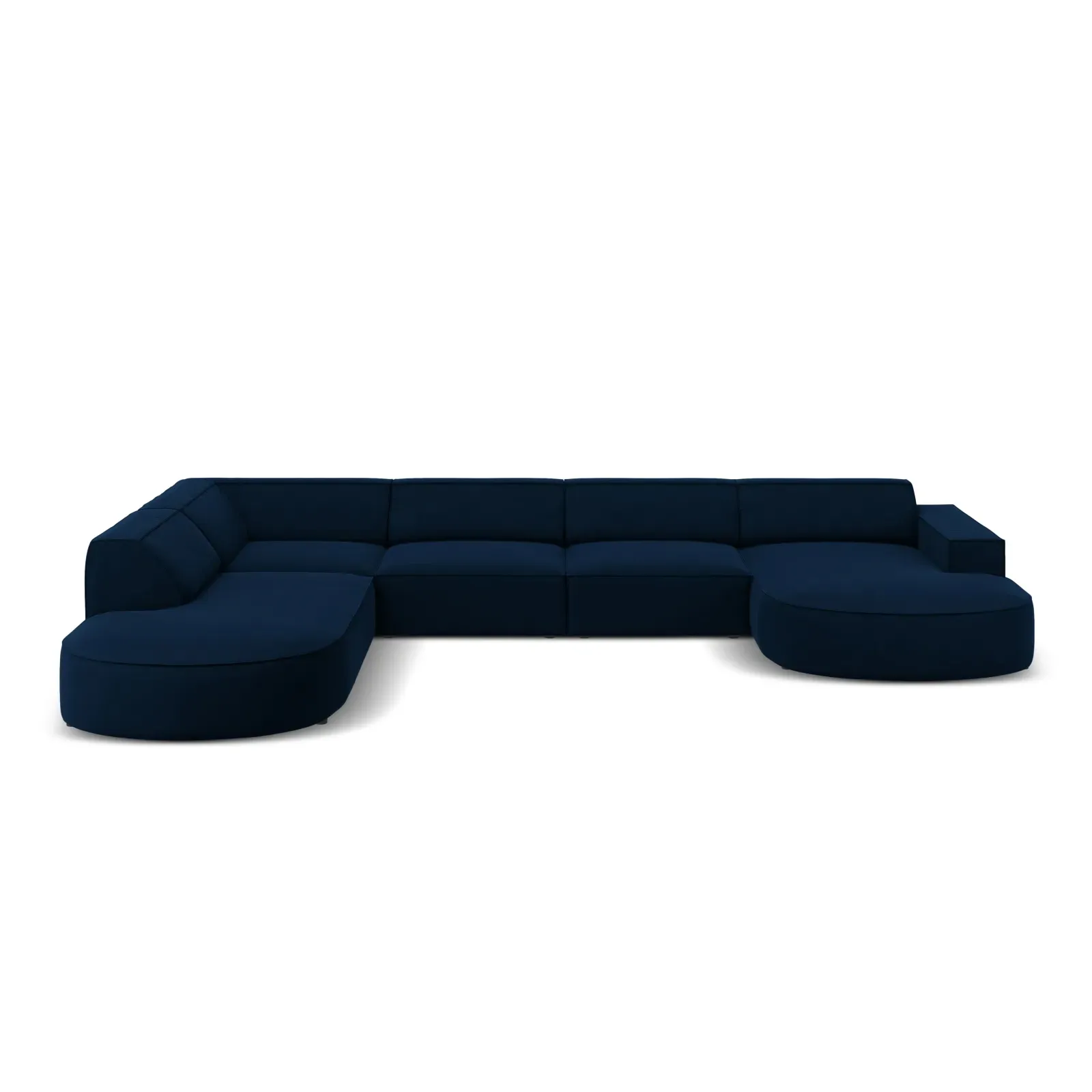 Jodie 7-Sitzer Panorama-Sofa Links aus Samt, Strukturstoff oder Bouclé, 364 cm - Image 16
