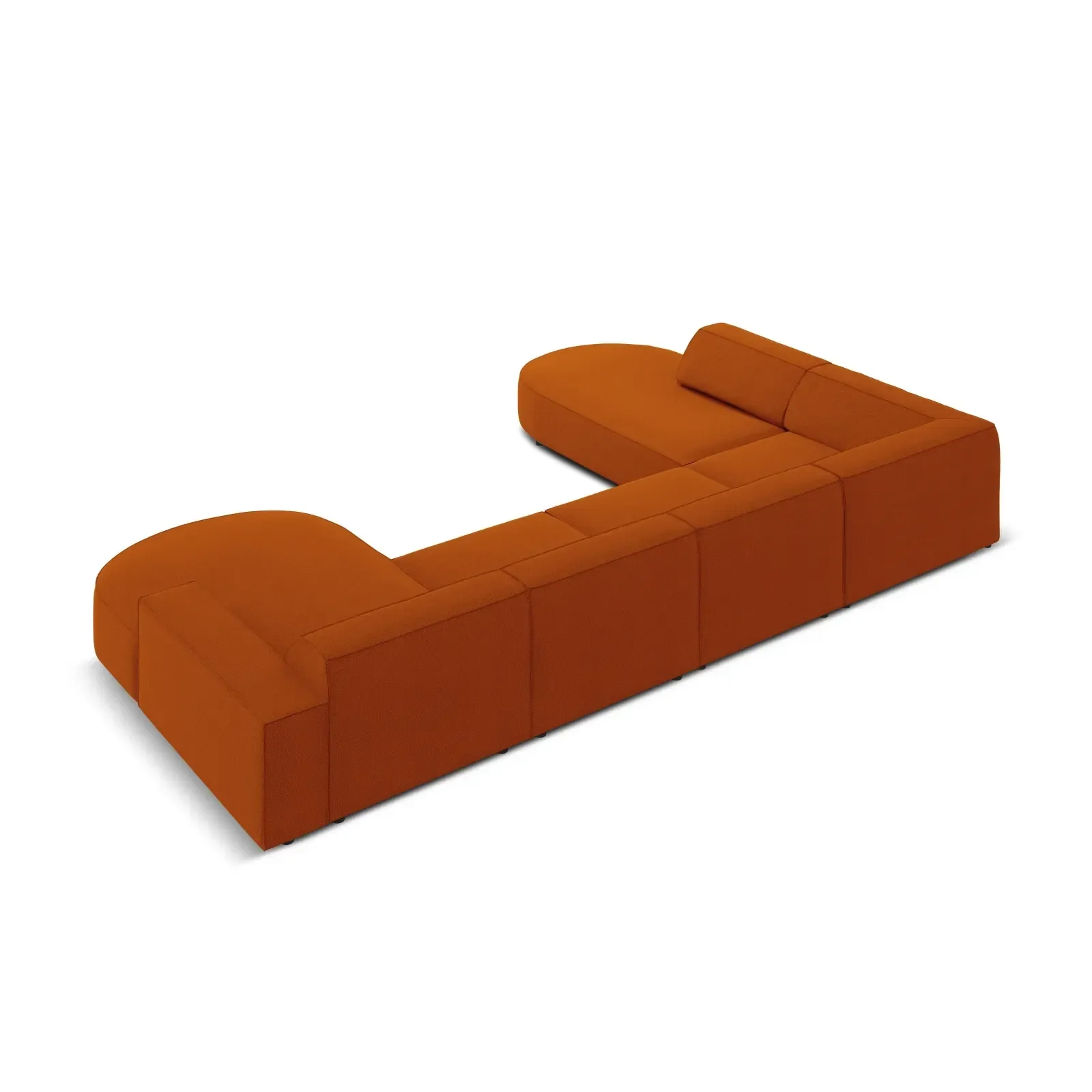 Jodie 7-Sitzer Panorama-Sofa Links aus Samt, Strukturstoff oder Bouclé, 364 cm - Image 79