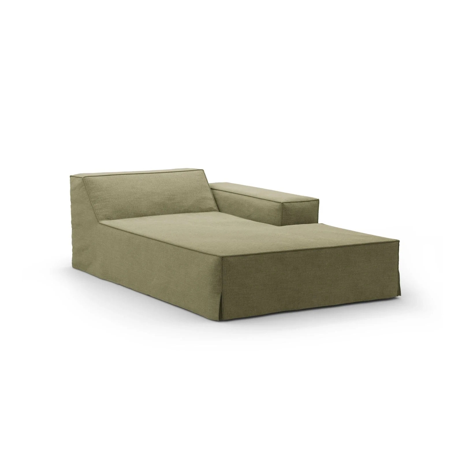 Jodie Einzelmodul Sofa mit abnehmbarem Bezug, Rechte Seite, aus Strukturstoff, 166x102 cm - Image 11