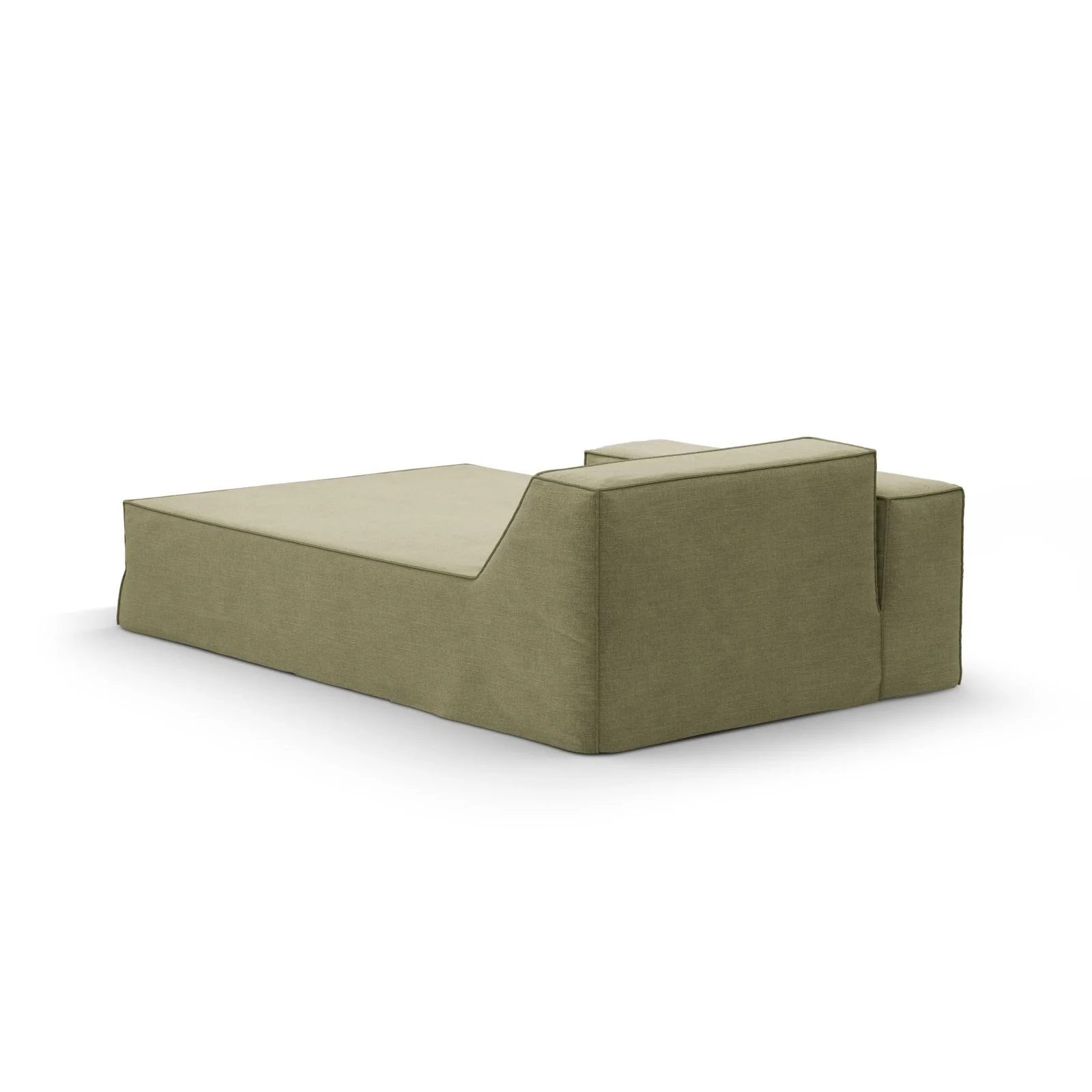 Jodie Einzelmodul Sofa mit abnehmbarem Bezug, Rechte Seite, aus Strukturstoff, 166x102 cm - Image 14