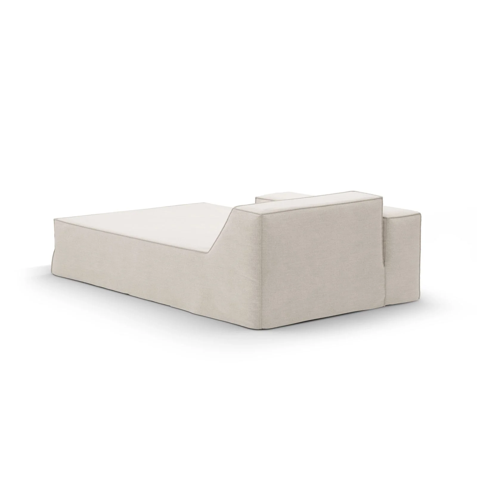 Jodie Einzelmodul Sofa mit abnehmbarem Bezug, Rechte Seite, aus Strukturstoff, 166x102 cm - Image 4