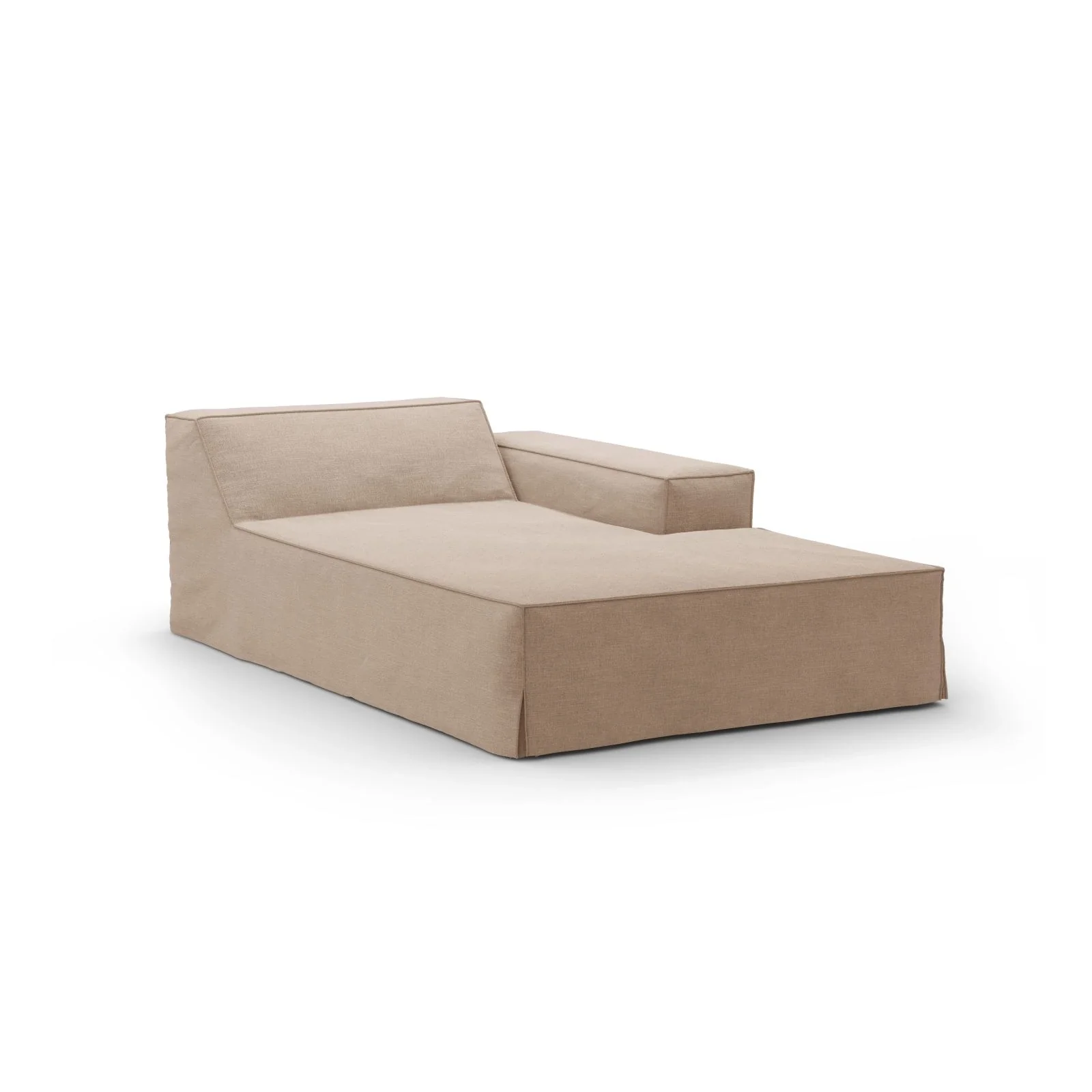 Jodie Einzelmodul Sofa mit abnehmbarem Bezug, Rechte Seite, aus Strukturstoff, 166x102 cm - Image 6