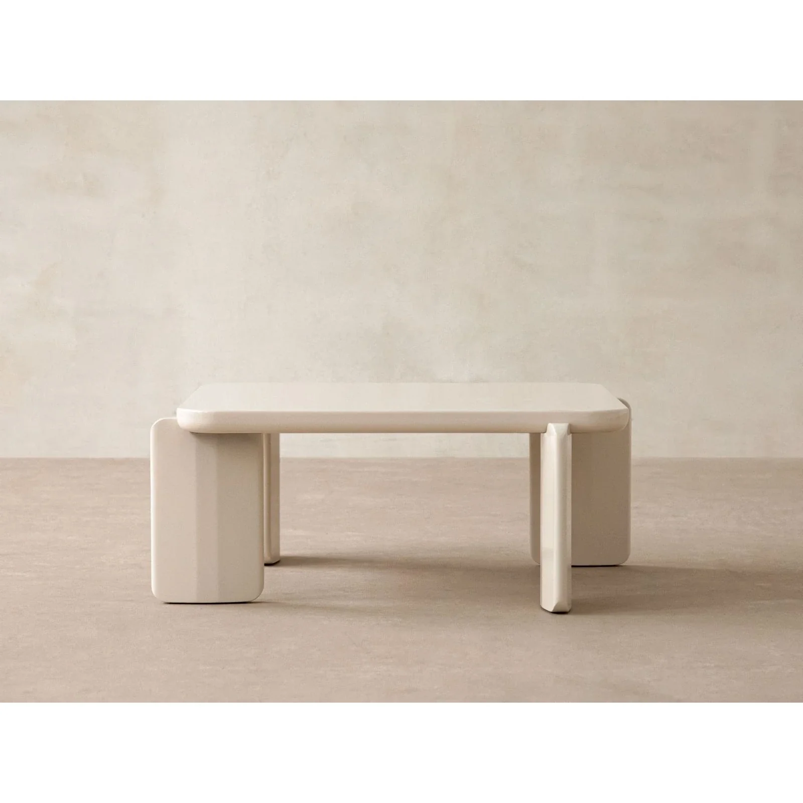 Jonc Couchtisch glänzend, 80x80x35 cm - Image 2