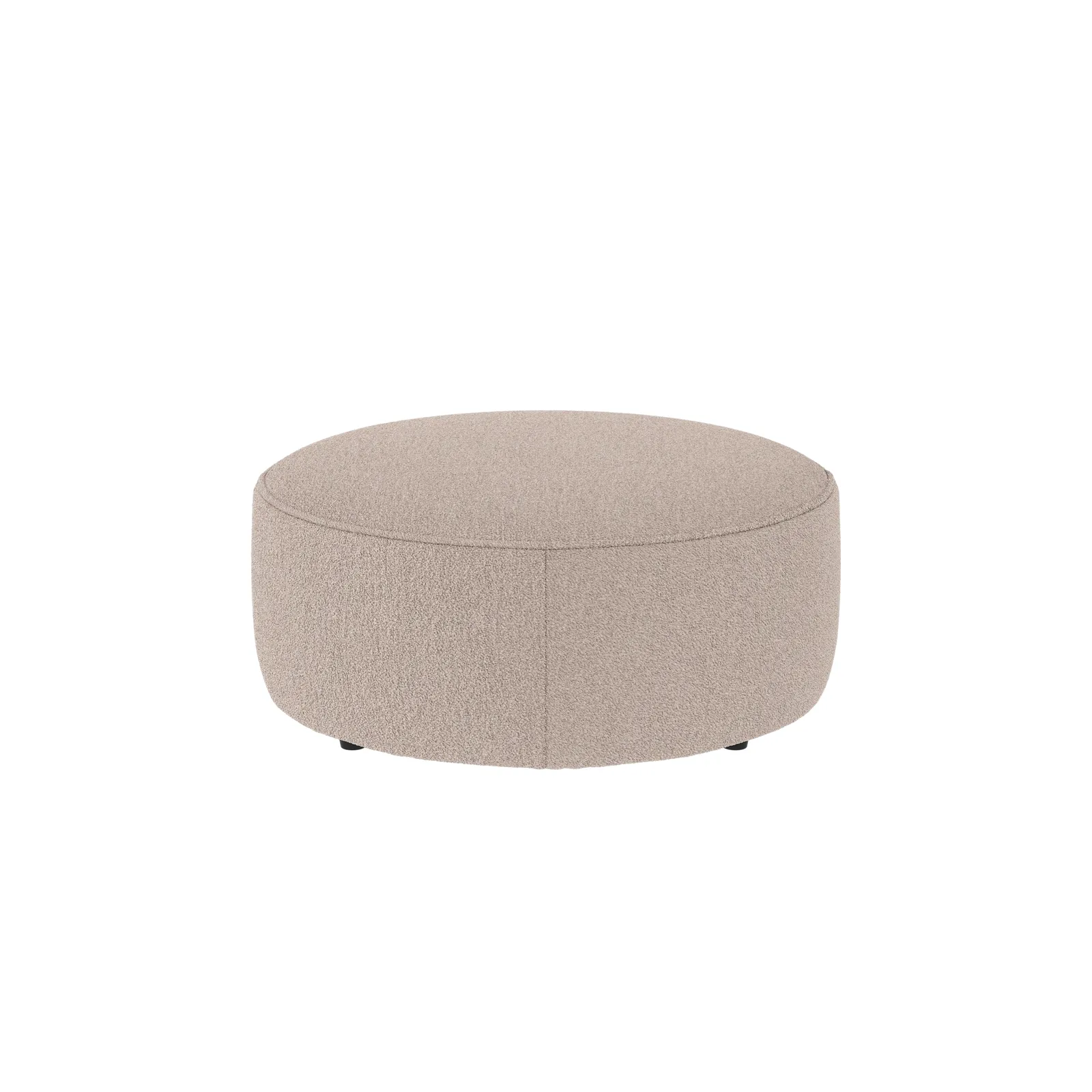 JOPLIN Fußhocker Hellbeige 90x90x37cm