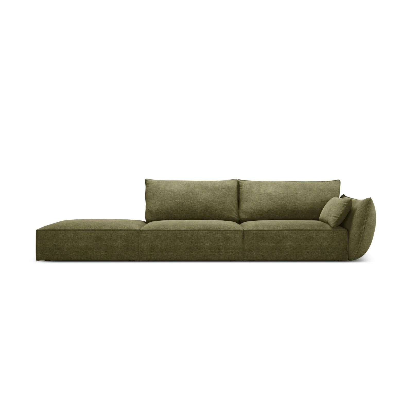 Kaelle 3-Sitzer Sofa Links offen, mit Bezug aus Samt oder Chenille, 264x110 cm - Image 11