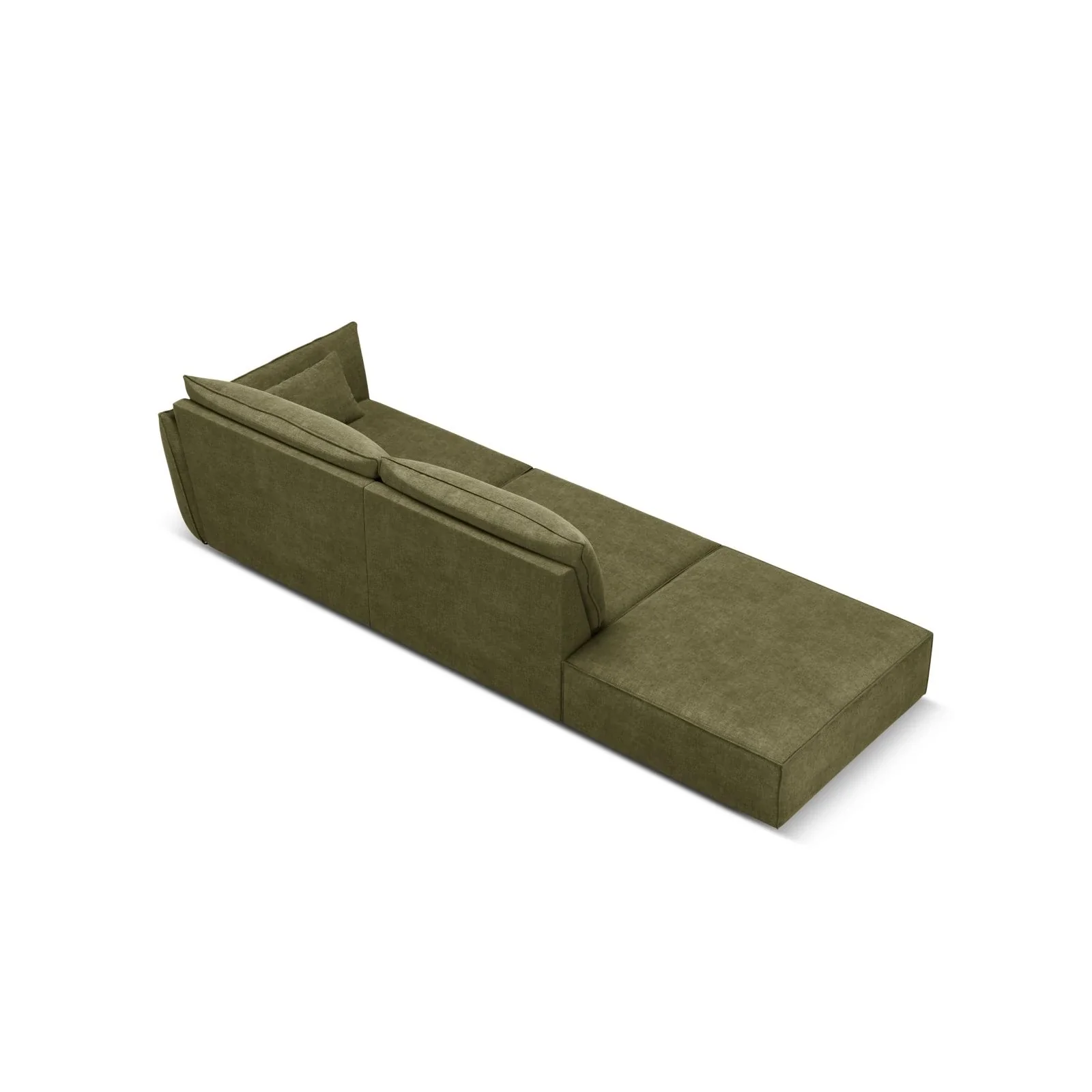 Kaelle 3-Sitzer Sofa Links offen, mit Bezug aus Samt oder Chenille, 264x110 cm - Image 13
