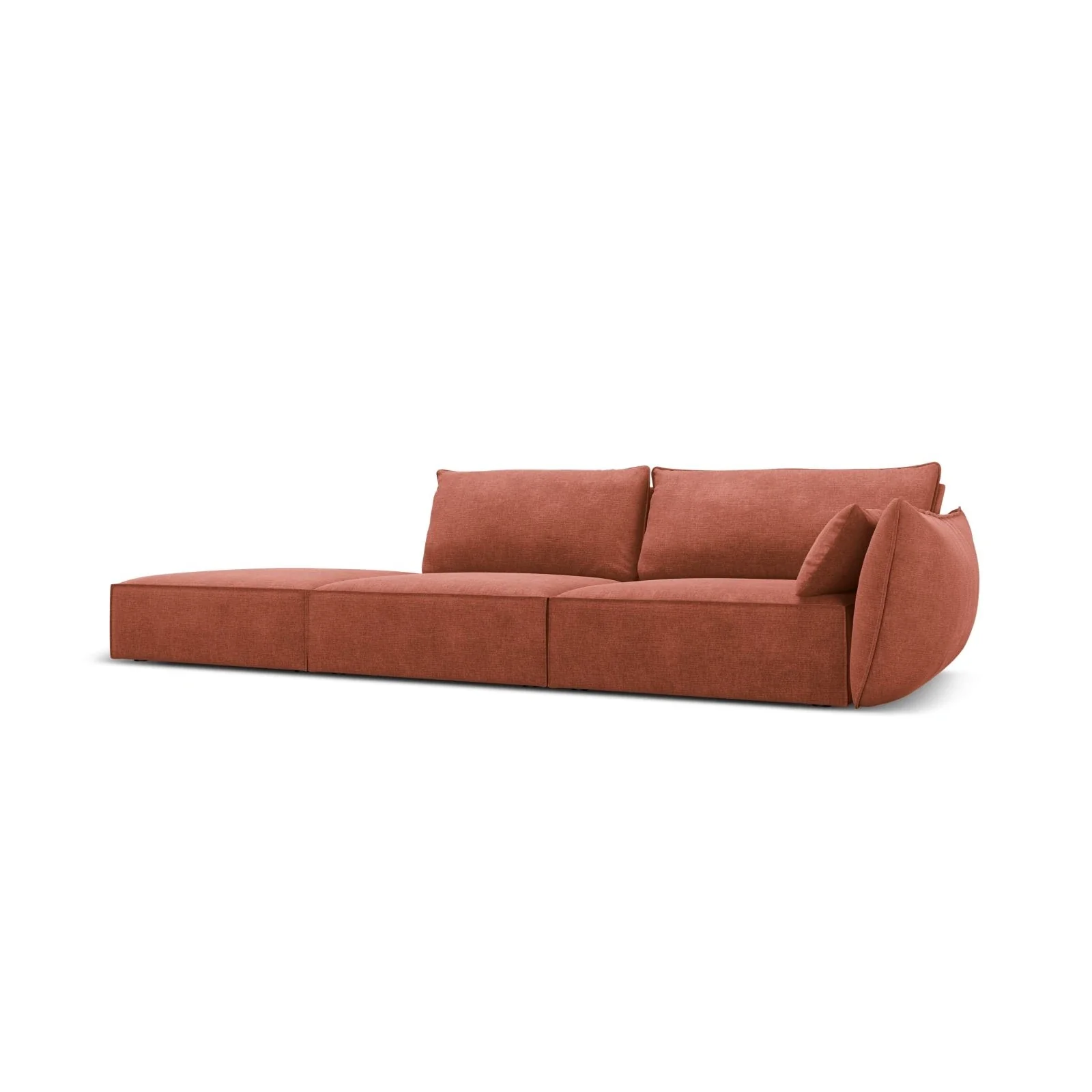 Kaelle 3-Sitzer Sofa Links offen, mit Bezug aus Samt oder Chenille, 264x110 cm - Image 17