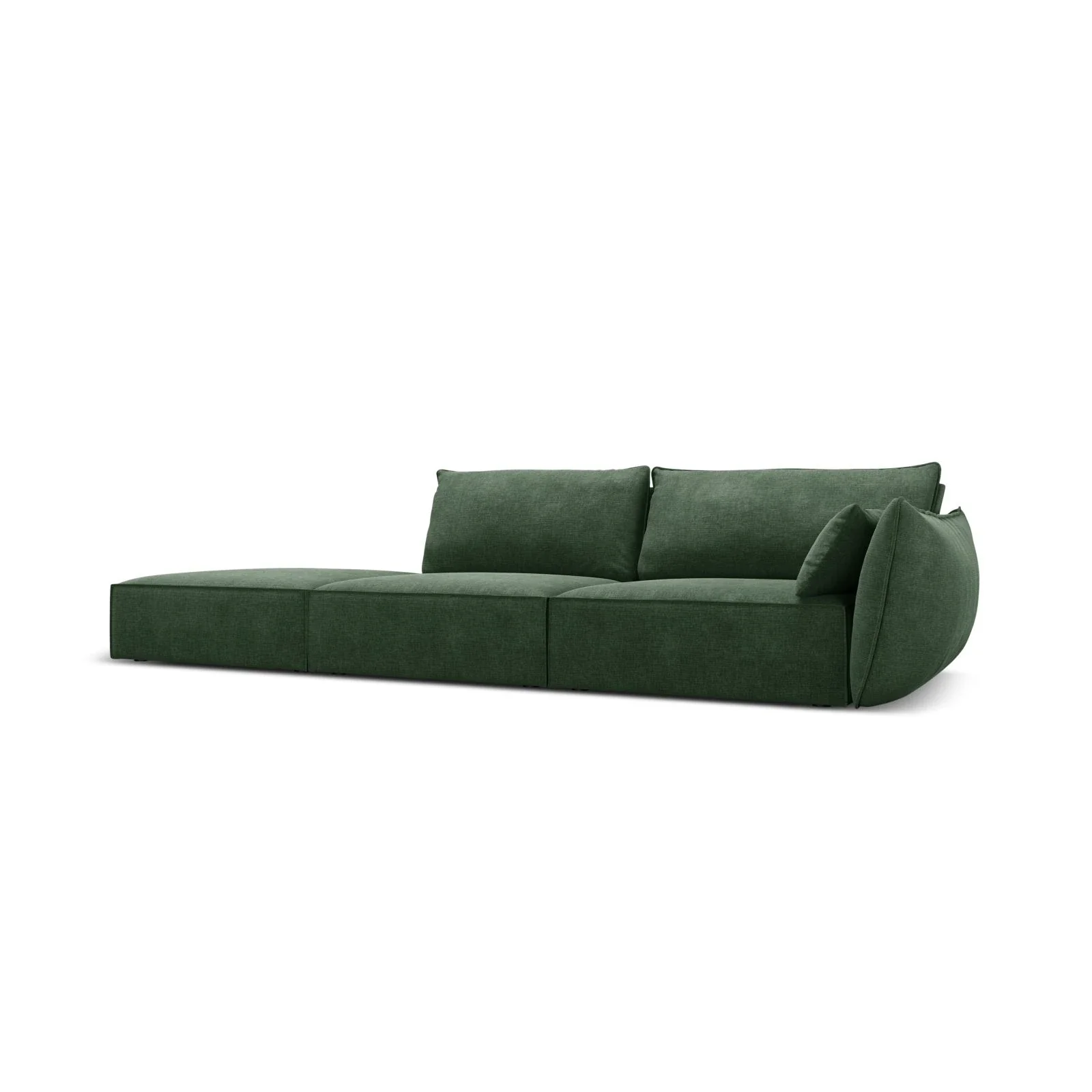 Kaelle 3-Sitzer Sofa Links offen, mit Bezug aus Samt oder Chenille, 264x110 cm - Image 22