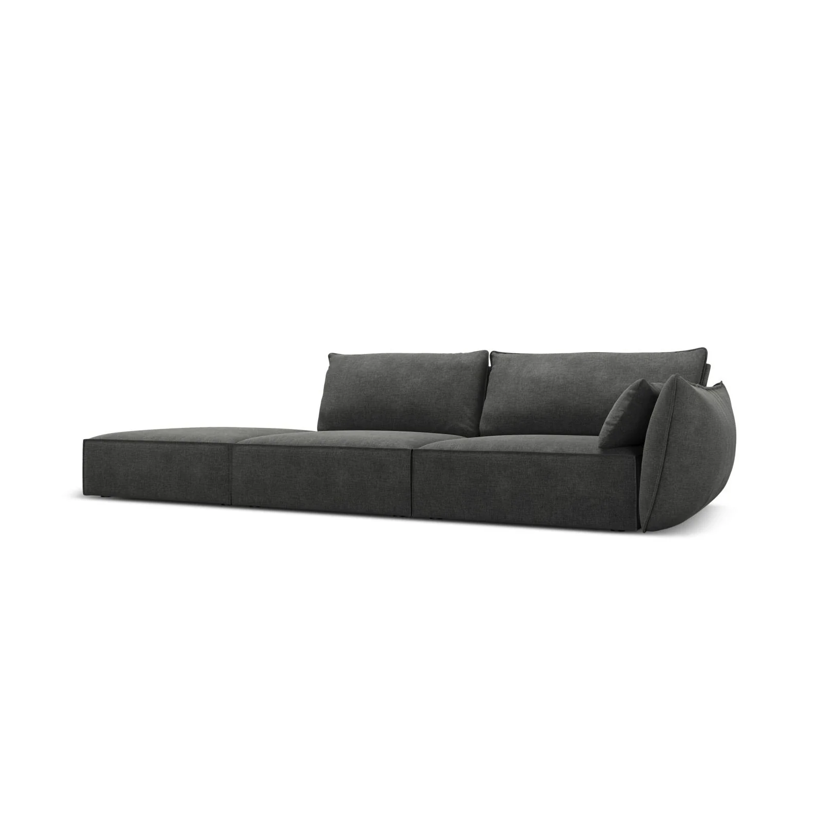 Kaelle 3-Sitzer Sofa Links offen, mit Bezug aus Samt oder Chenille, 264x110 cm - Image 37