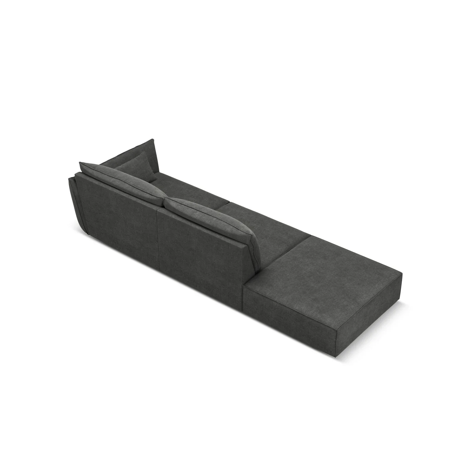 Kaelle 3-Sitzer Sofa Links offen, mit Bezug aus Samt oder Chenille, 264x110 cm - Image 38