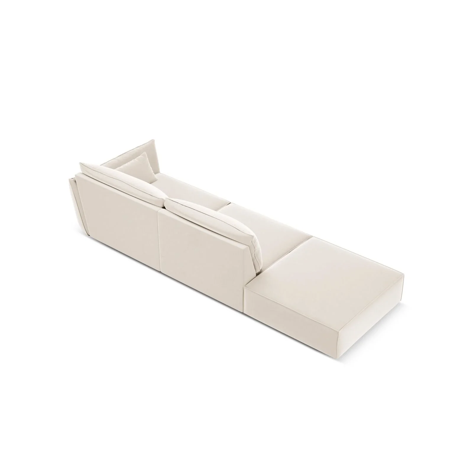 Kaelle 3-Sitzer Sofa Links offen, mit Bezug aus Samt oder Chenille, 264x110 cm - Image 48