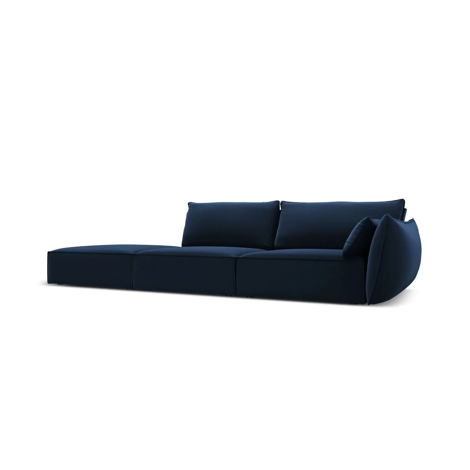 Kaelle 3-Sitzer Sofa Links offen, mit Bezug aus Samt oder Chenille, 264x110 cm - Image 52