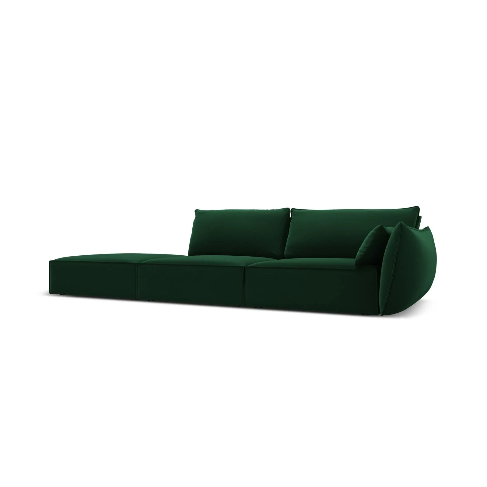 Kaelle 3-Sitzer Sofa Links offen, mit Bezug aus Samt oder Chenille, 264x110 cm - Image 57