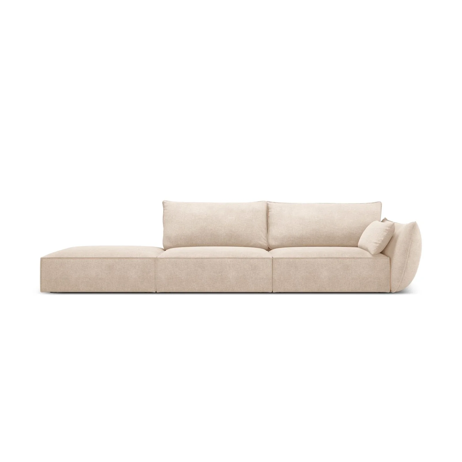 Kaelle 3-Sitzer Sofa Links offen, mit Bezug aus Samt oder Chenille, 264x110 cm - Image 6