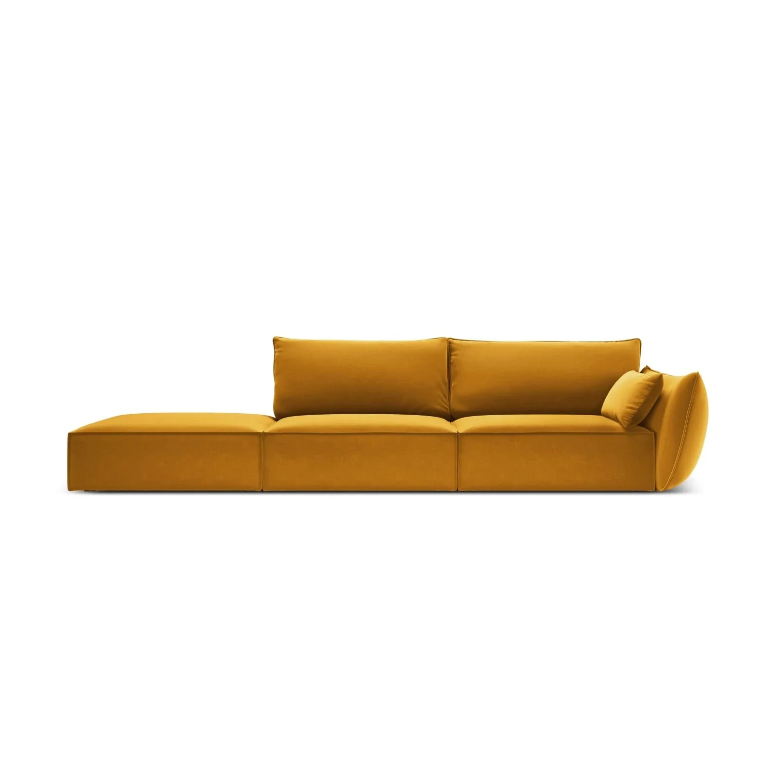 Kaelle 3-Sitzer Sofa Links offen, mit Bezug aus Samt oder Chenille, 264x110 cm - Image 61