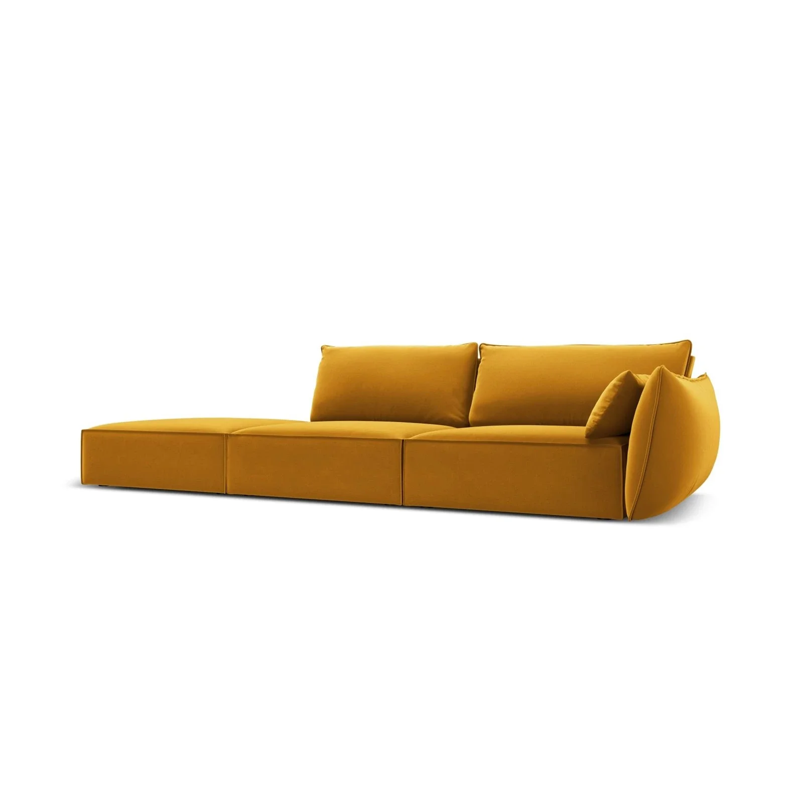 Kaelle 3-Sitzer Sofa Links offen, mit Bezug aus Samt oder Chenille, 264x110 cm - Image 62