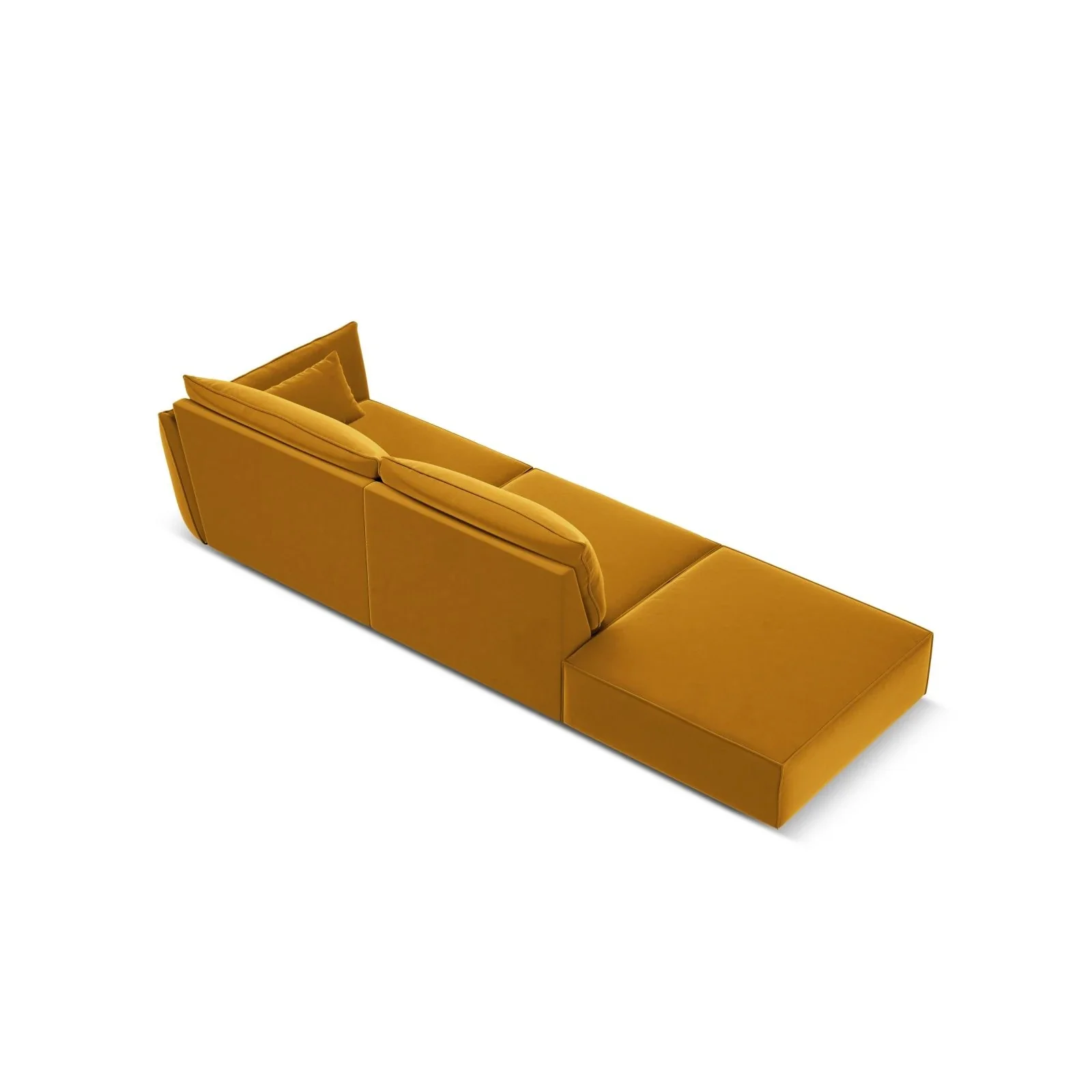 Kaelle 3-Sitzer Sofa Links offen, mit Bezug aus Samt oder Chenille, 264x110 cm - Image 63