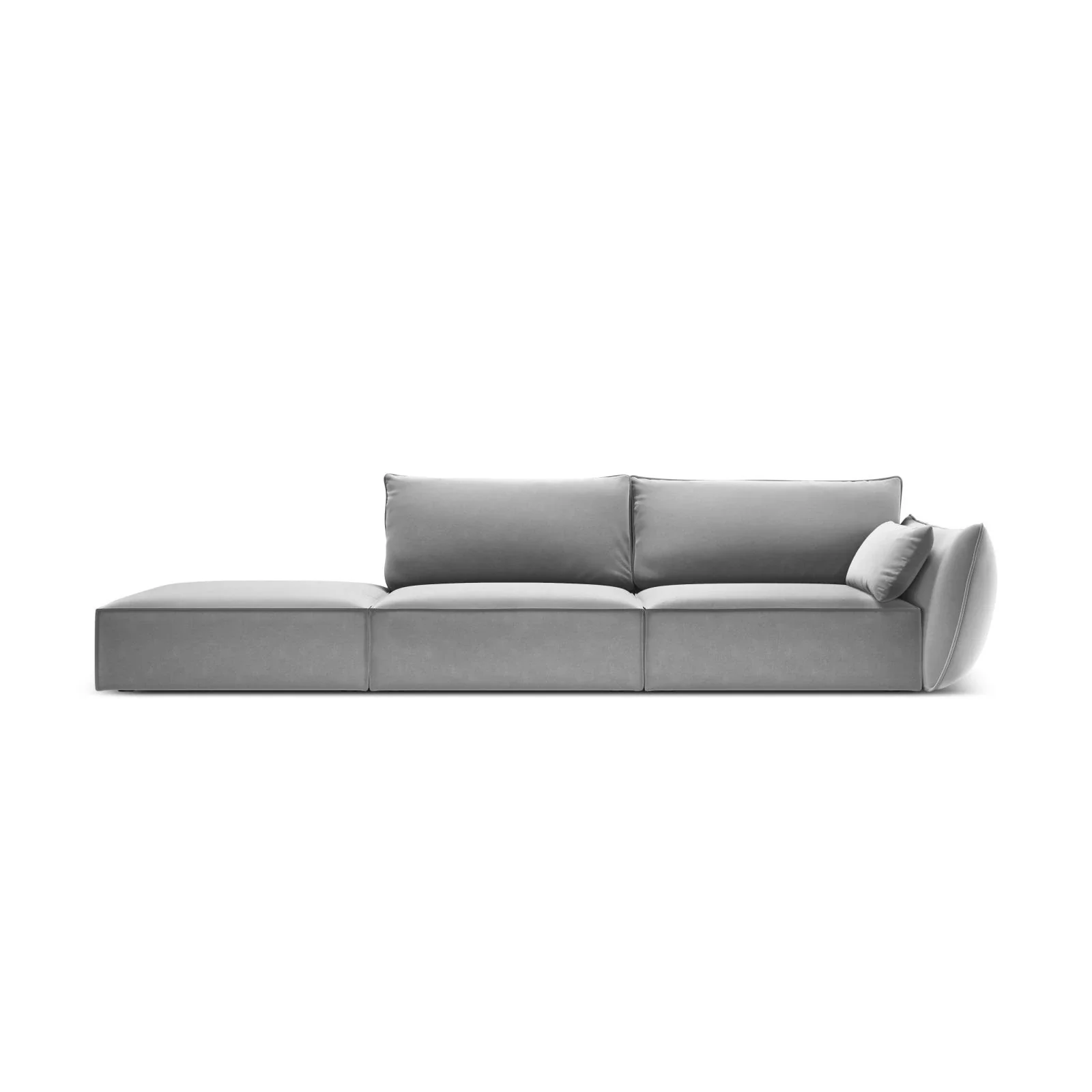 Kaelle 3-Sitzer Sofa Links offen, mit Bezug aus Samt oder Chenille, 264x110 cm - Image 66