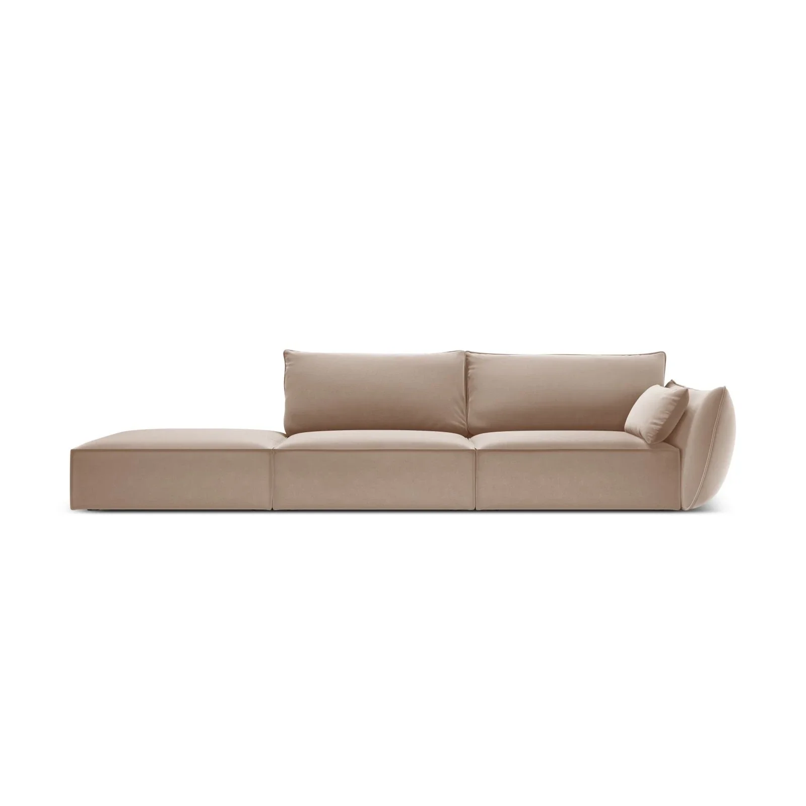 Kaelle 3-Sitzer Sofa Links offen, mit Bezug aus Samt oder Chenille, 264x110 cm - Image 76