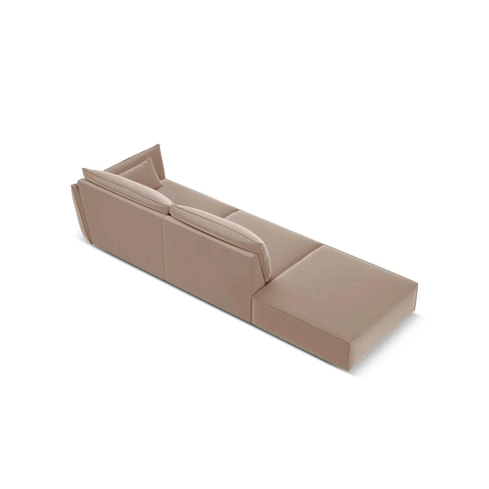Kaelle 3-Sitzer Sofa Links offen, mit Bezug aus Samt oder Chenille, 264x110 cm - Image 78