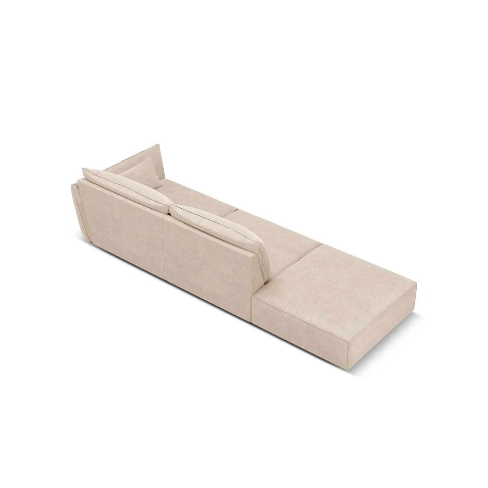 Kaelle 3-Sitzer Sofa Links offen, mit Bezug aus Samt oder Chenille, 264x110 cm - Image 8