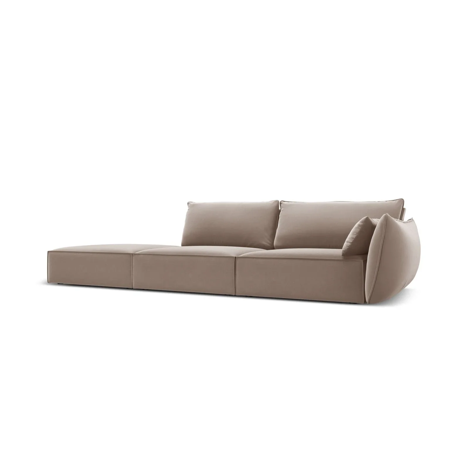 Kaelle 3-Sitzer Sofa Links offen, mit Bezug aus Samt oder Chenille, 264x110 cm - Image 82