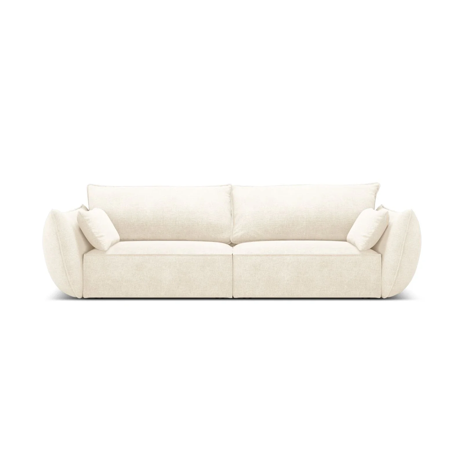 Kaelle 3-Sitzer Sofa mit Bezug aus Samt oder Chenille, 208x110 cm