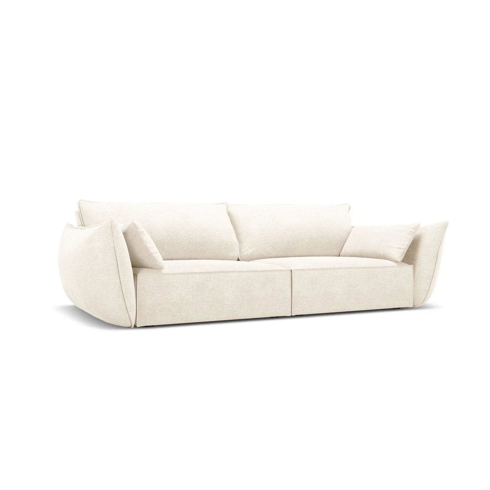 Kaelle 3-Sitzer Sofa mit Bezug aus Samt oder Chenille, 208x110 cm - Image 3