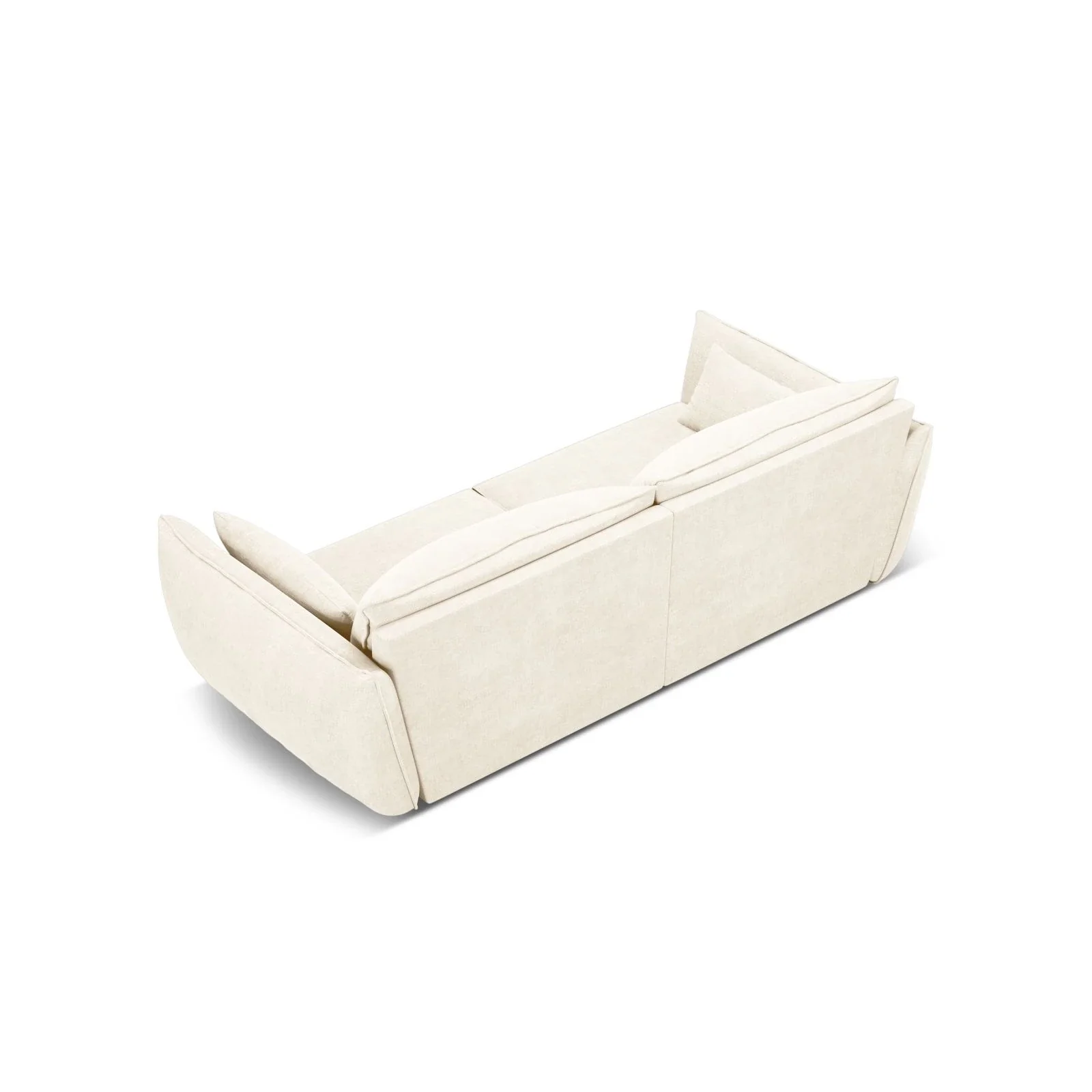 Kaelle 3-Sitzer Sofa mit Bezug aus Samt oder Chenille, 208x110 cm - Image 4