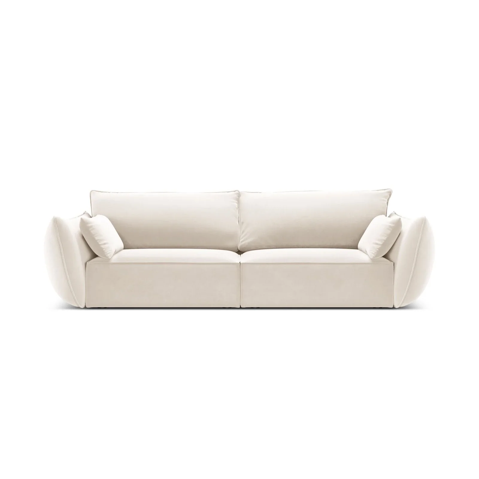 Kaelle 3-Sitzer Sofa mit Bezug aus Samt oder Chenille, 208x110 cm - Image 46