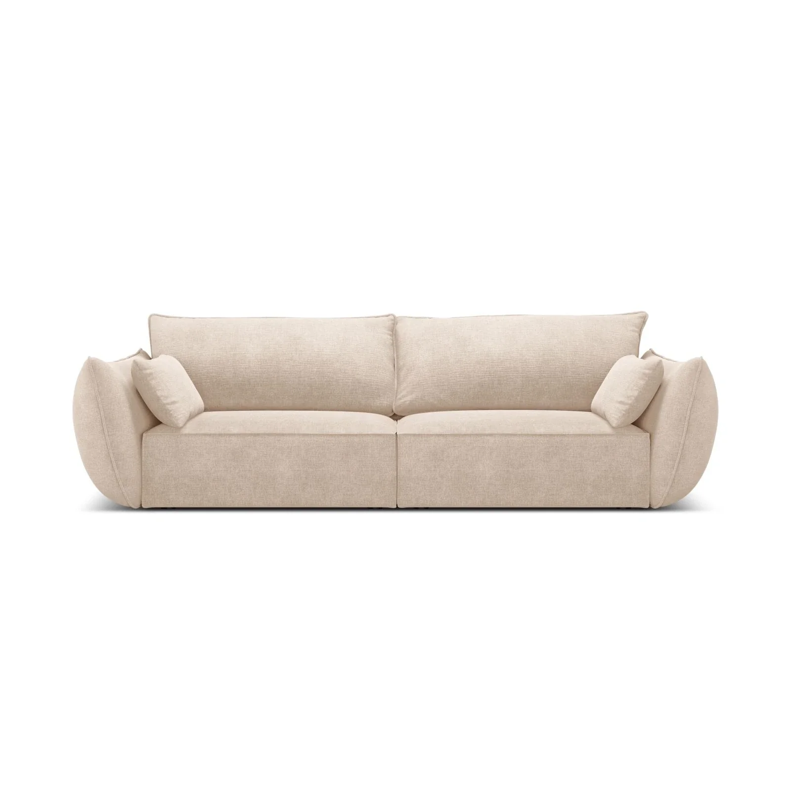 Kaelle 3-Sitzer Sofa mit Bezug aus Samt oder Chenille, 208x110 cm - Image 6