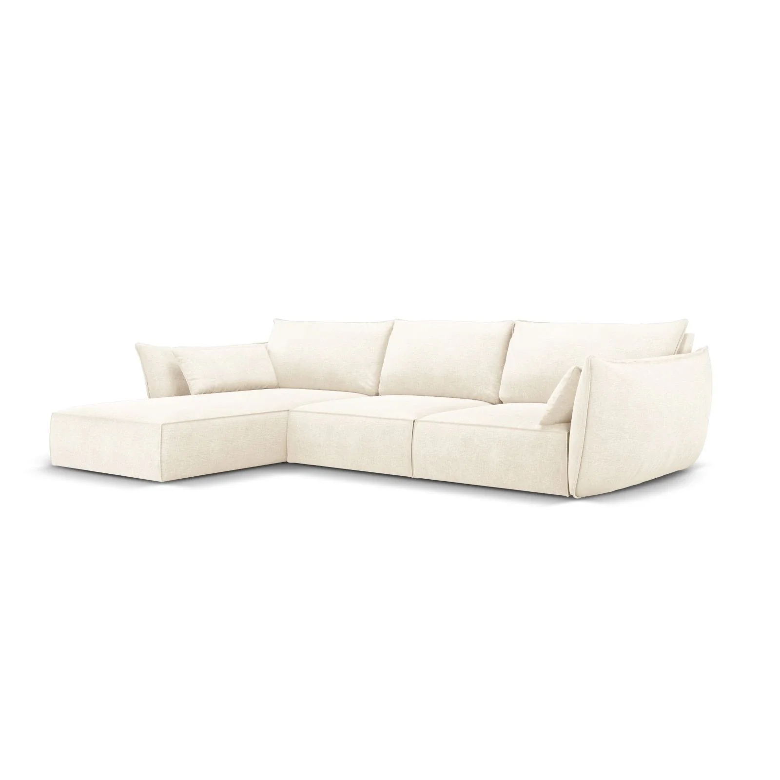 Kaelle 4-Sitzer Ecksofa Links, mit Bezug aus Samt oder Chenille, 308x171 cm - Image 3