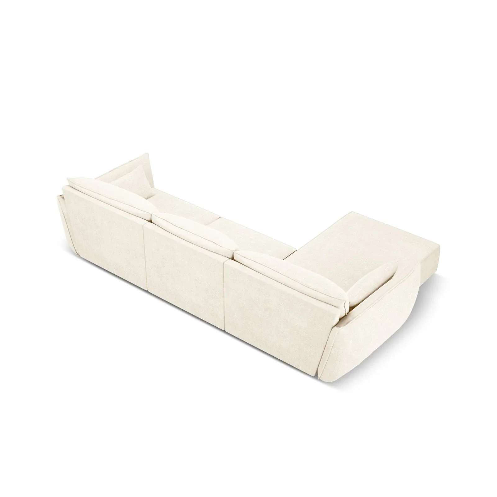 Kaelle 4-Sitzer Ecksofa Links, mit Bezug aus Samt oder Chenille, 308x171 cm - Image 4