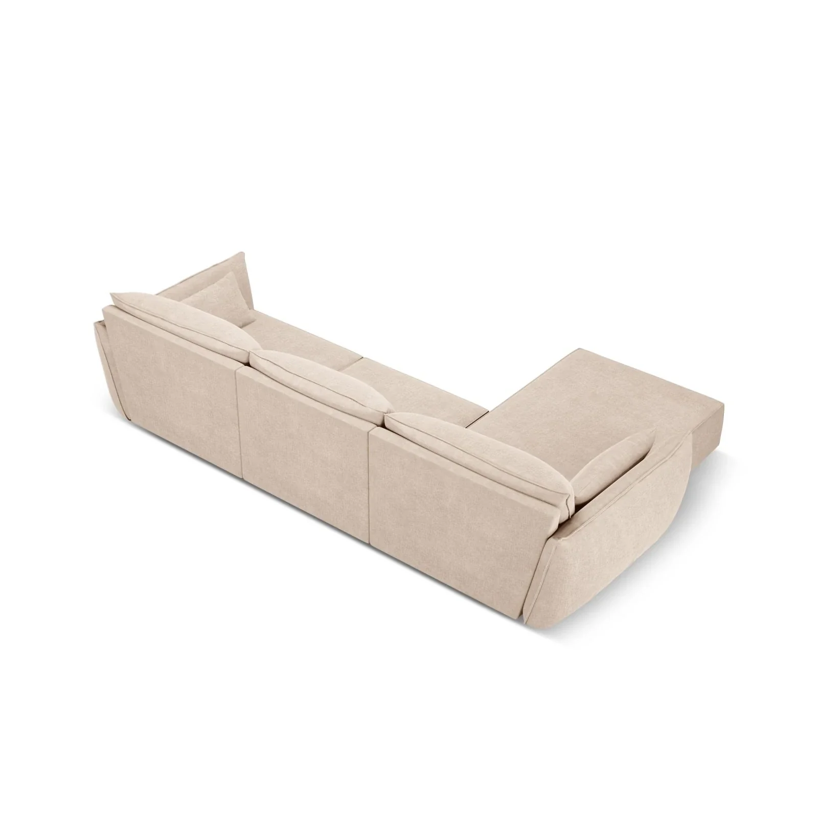 Kaelle 4-Sitzer Ecksofa Links, mit Bezug aus Samt oder Chenille, 308x171 cm - Image 9