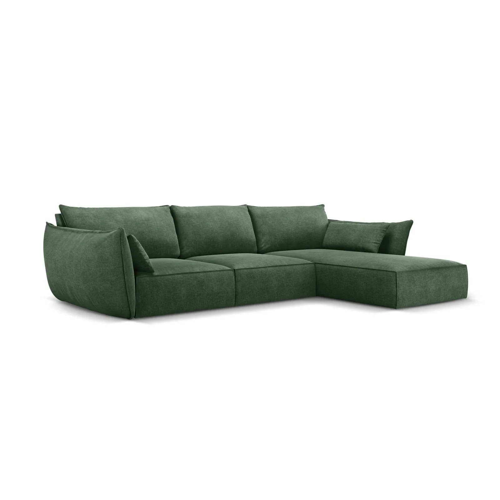 Kaelle 4-Sitzer Ecksofa Rechts, mit Bezug aus Samt oder Chenille, 308x171 cm - Image 23