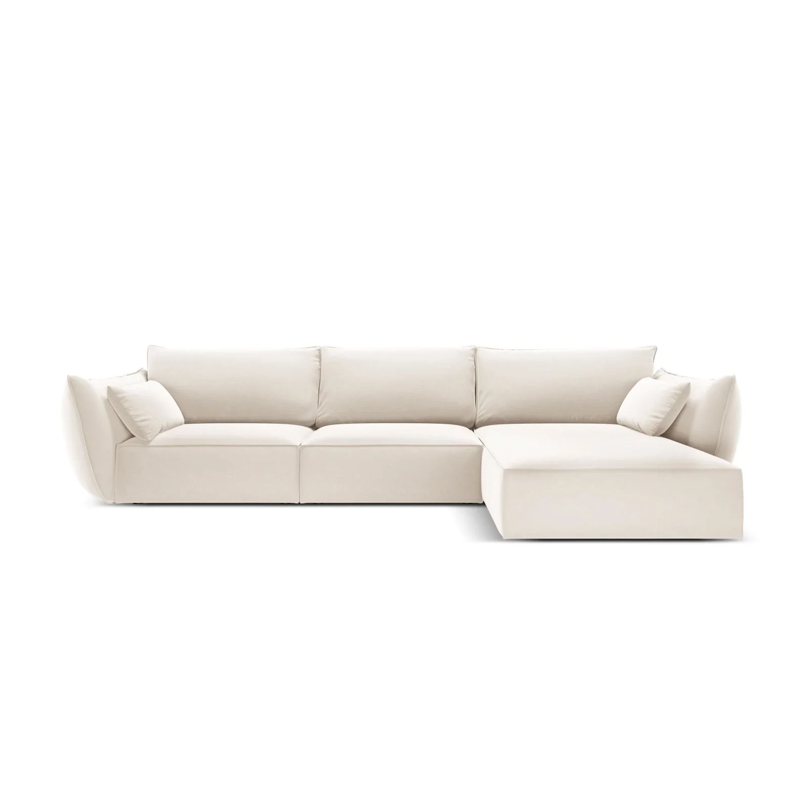 Kaelle 4-Sitzer Ecksofa Rechts, mit Bezug aus Samt oder Chenille, 308x171 cm - Image 46