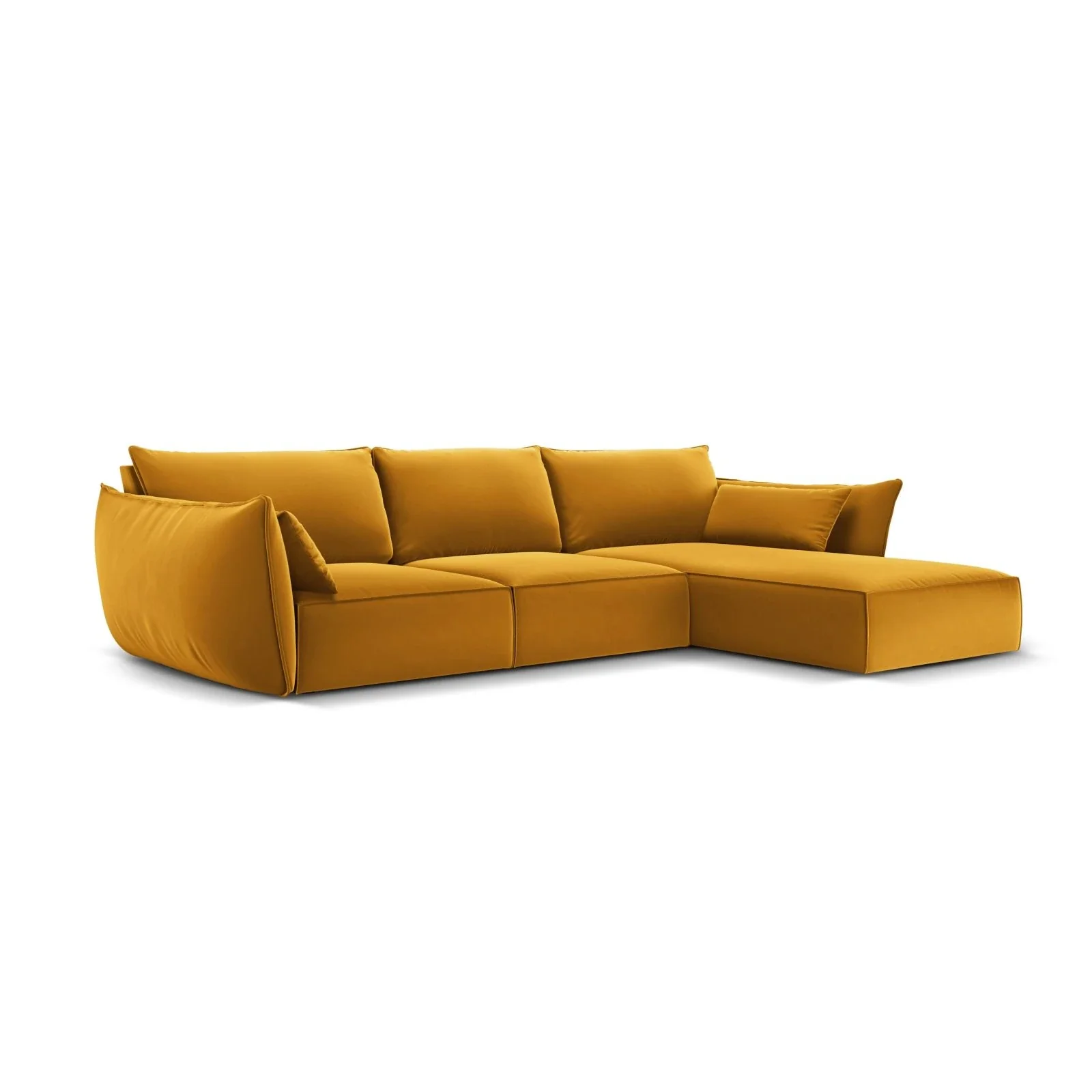 Kaelle 4-Sitzer Ecksofa Rechts, mit Bezug aus Samt oder Chenille, 308x171 cm - Image 63