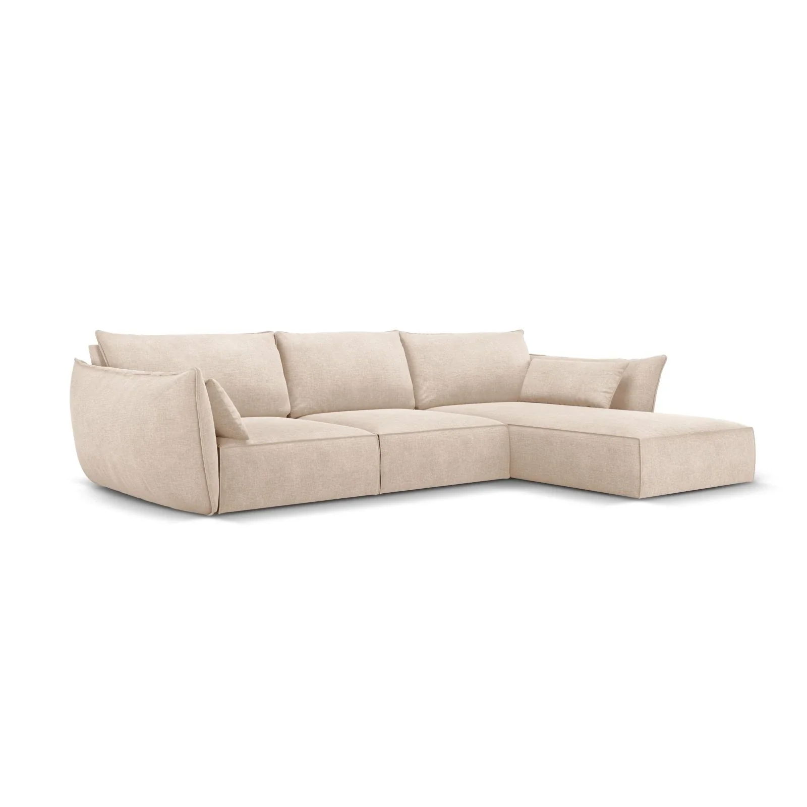 Kaelle 4-Sitzer Ecksofa Rechts, mit Bezug aus Samt oder Chenille, 308x171 cm - Image 8
