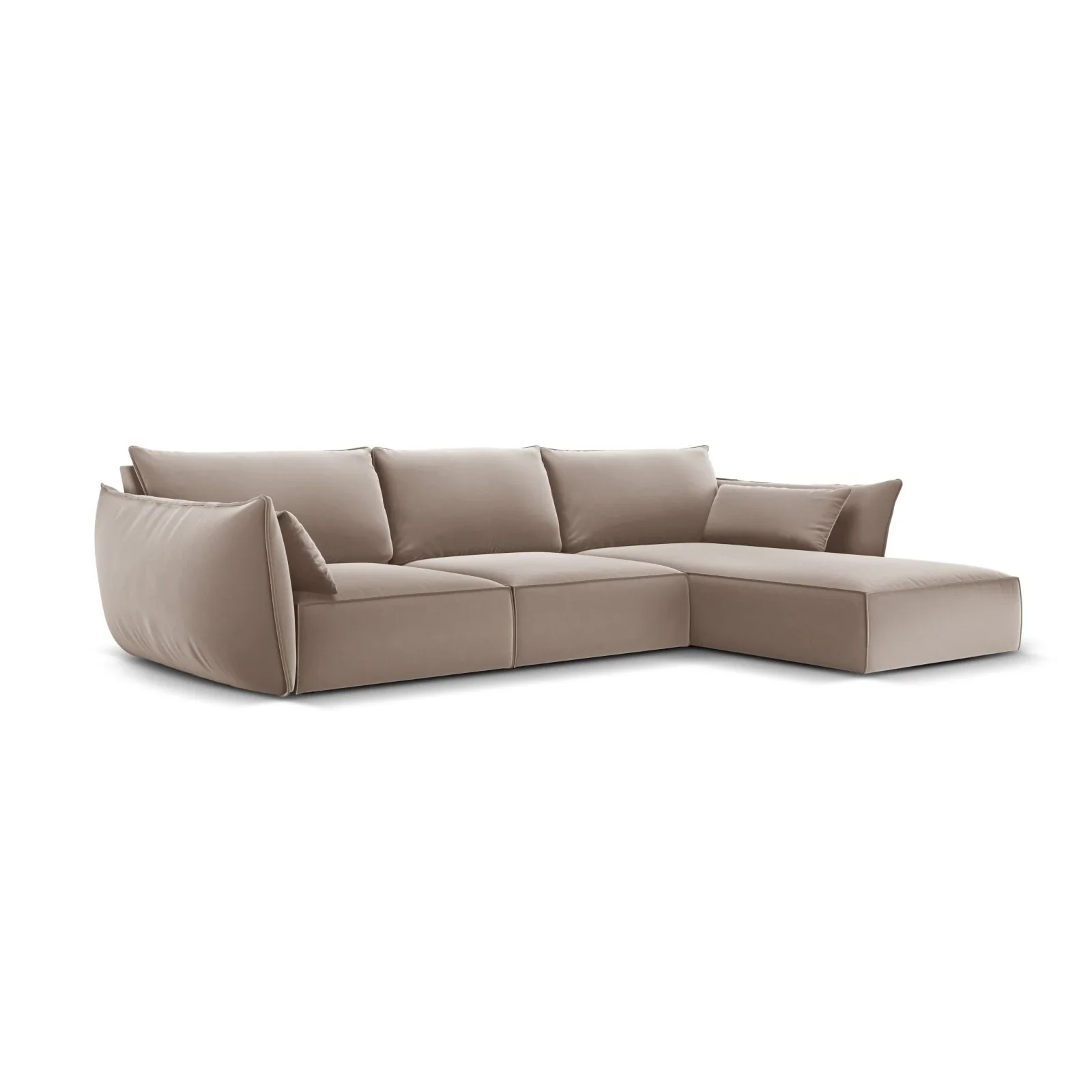 Kaelle 4-Sitzer Ecksofa Rechts, mit Bezug aus Samt oder Chenille, 308x171 cm - Image 83