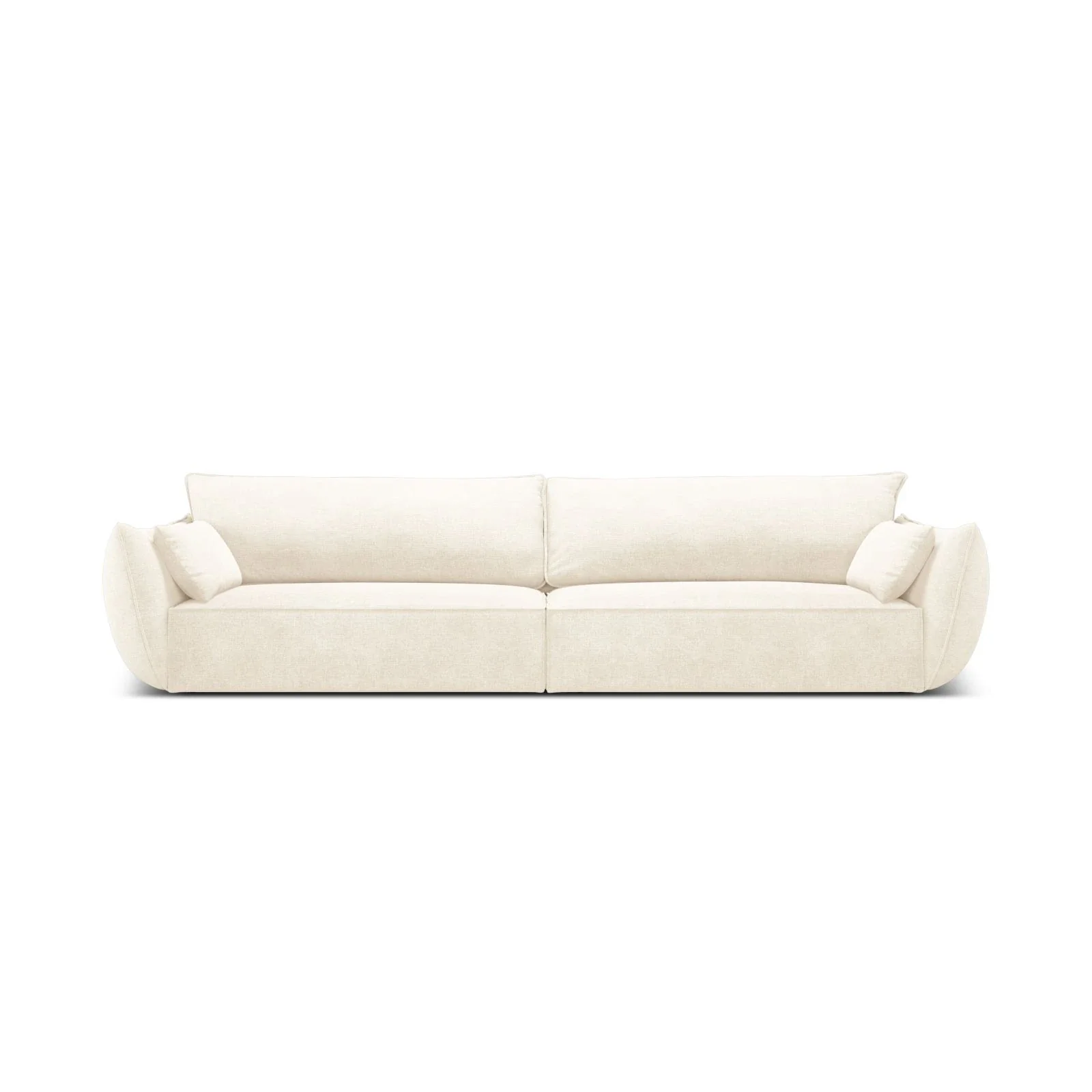 Kaelle 4-Sitzer Sofa mit Bezug aus Samt oder Chenille, 248x110 cm